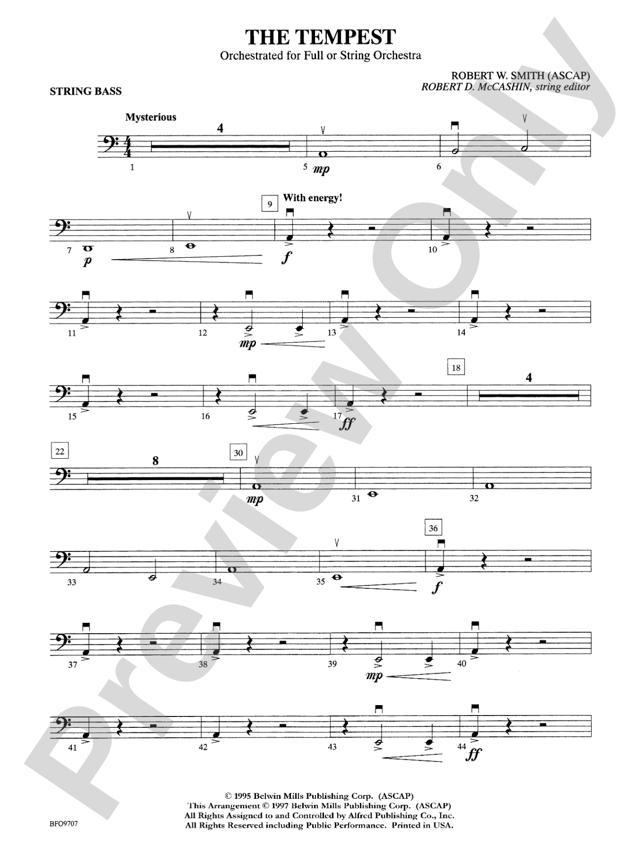 The Tempest: String Bass