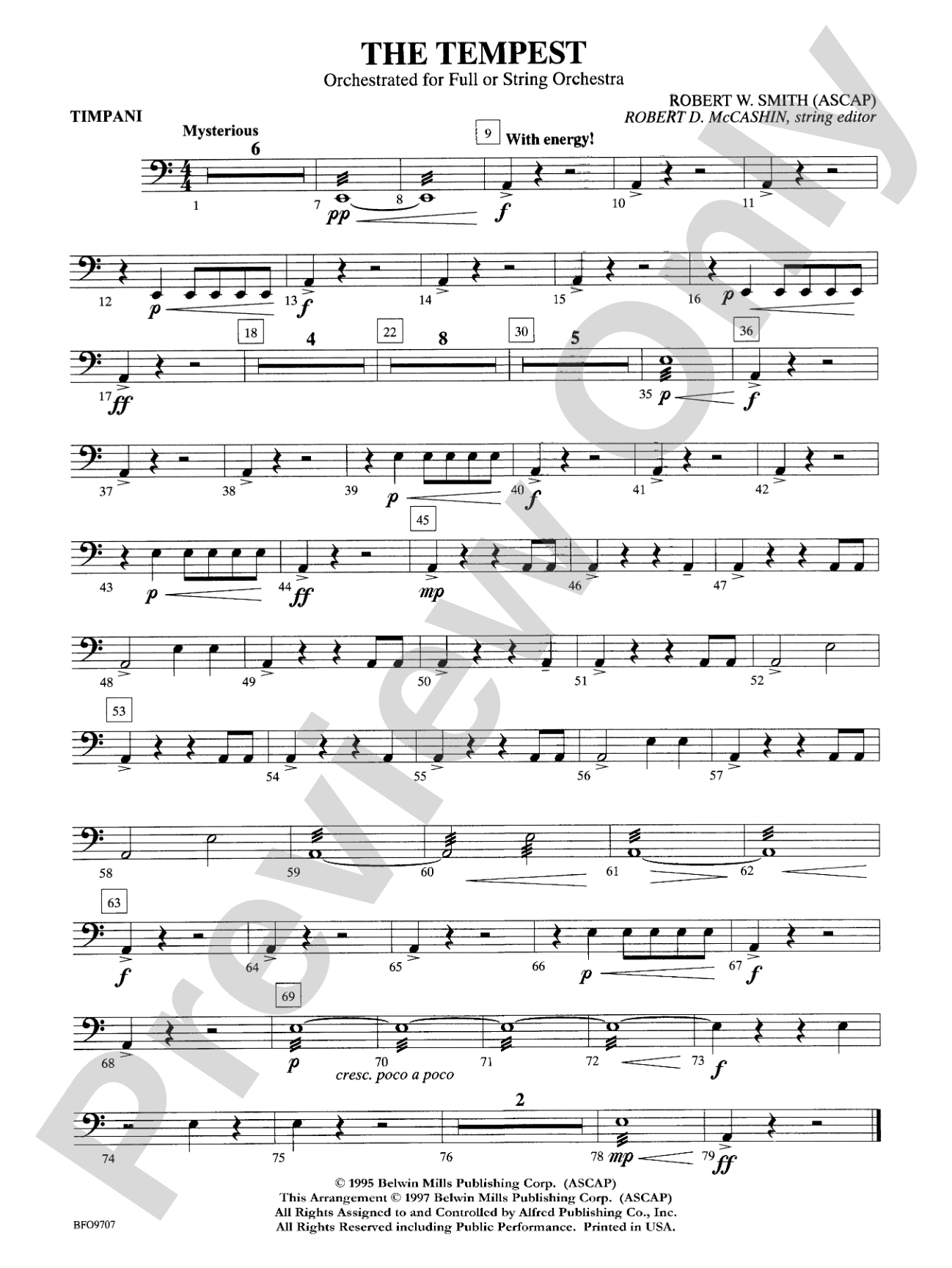 The Tempest: Timpani