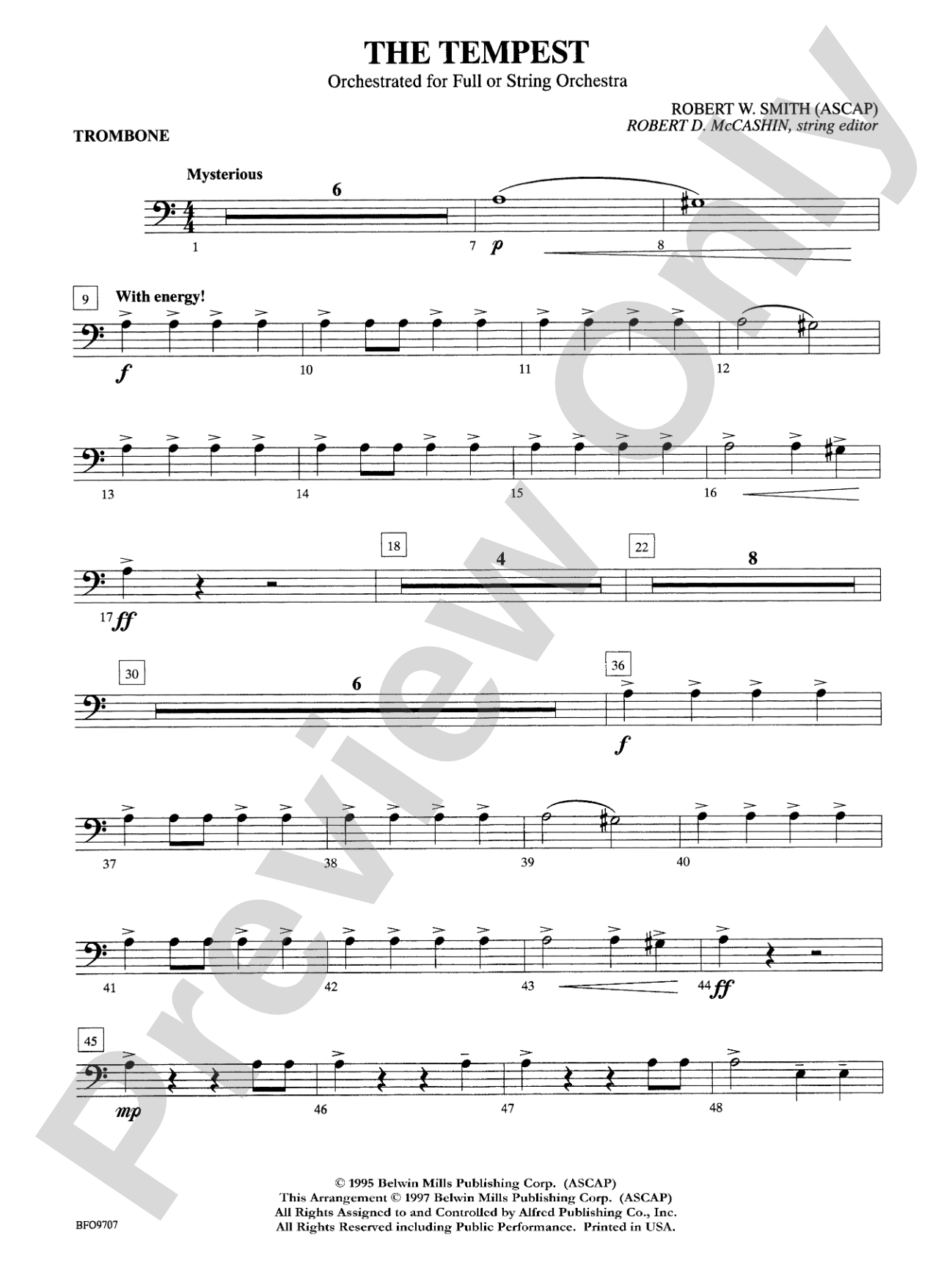 The Tempest: 1st Trombone