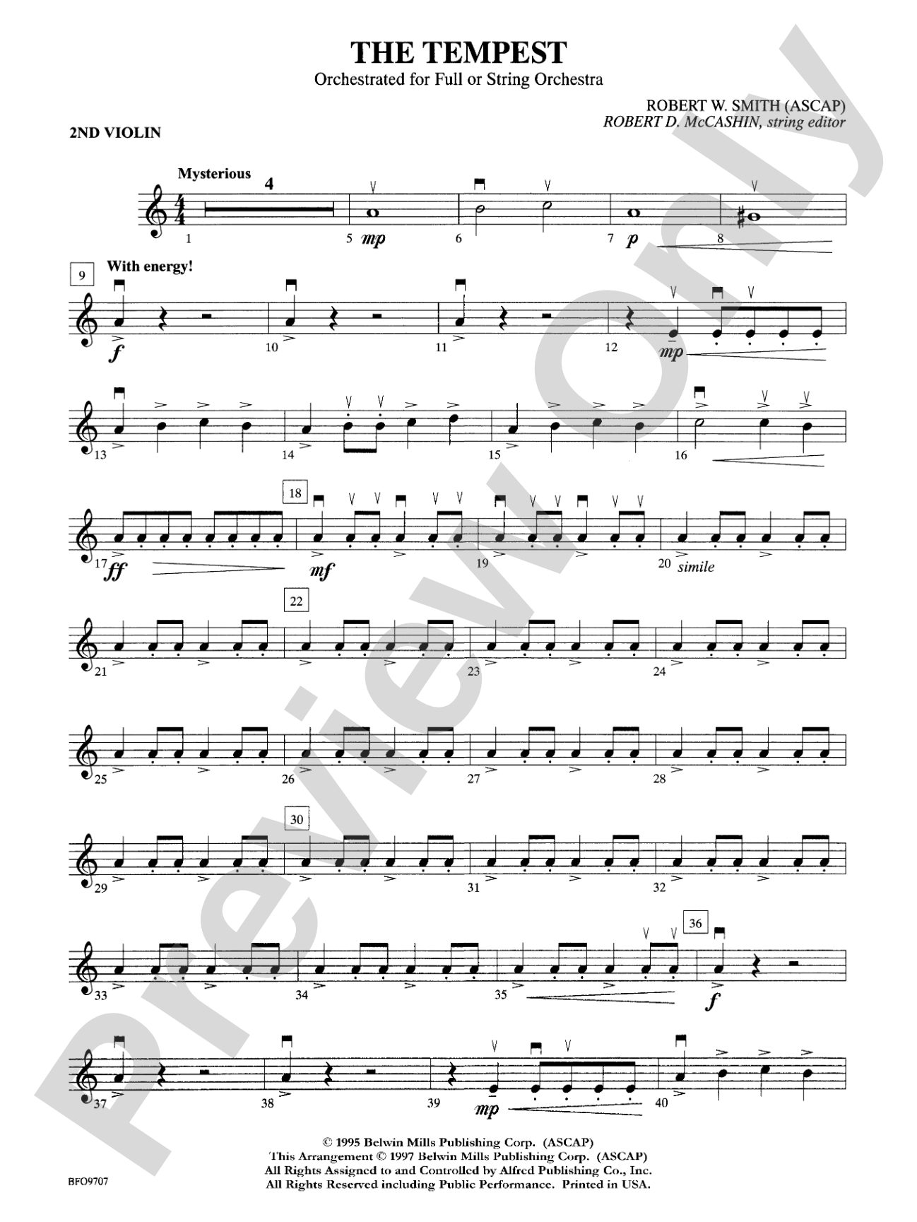 The Tempest: 2nd Violin