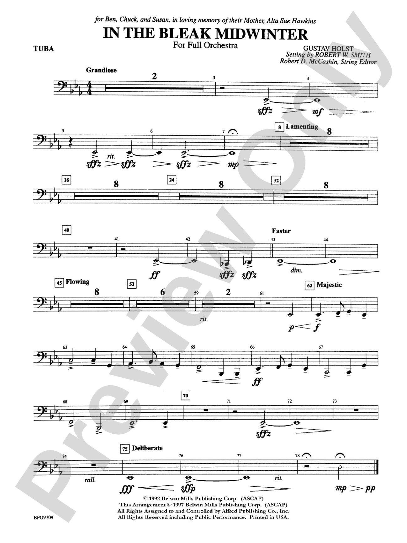 In the Bleak Midwinter: Tuba