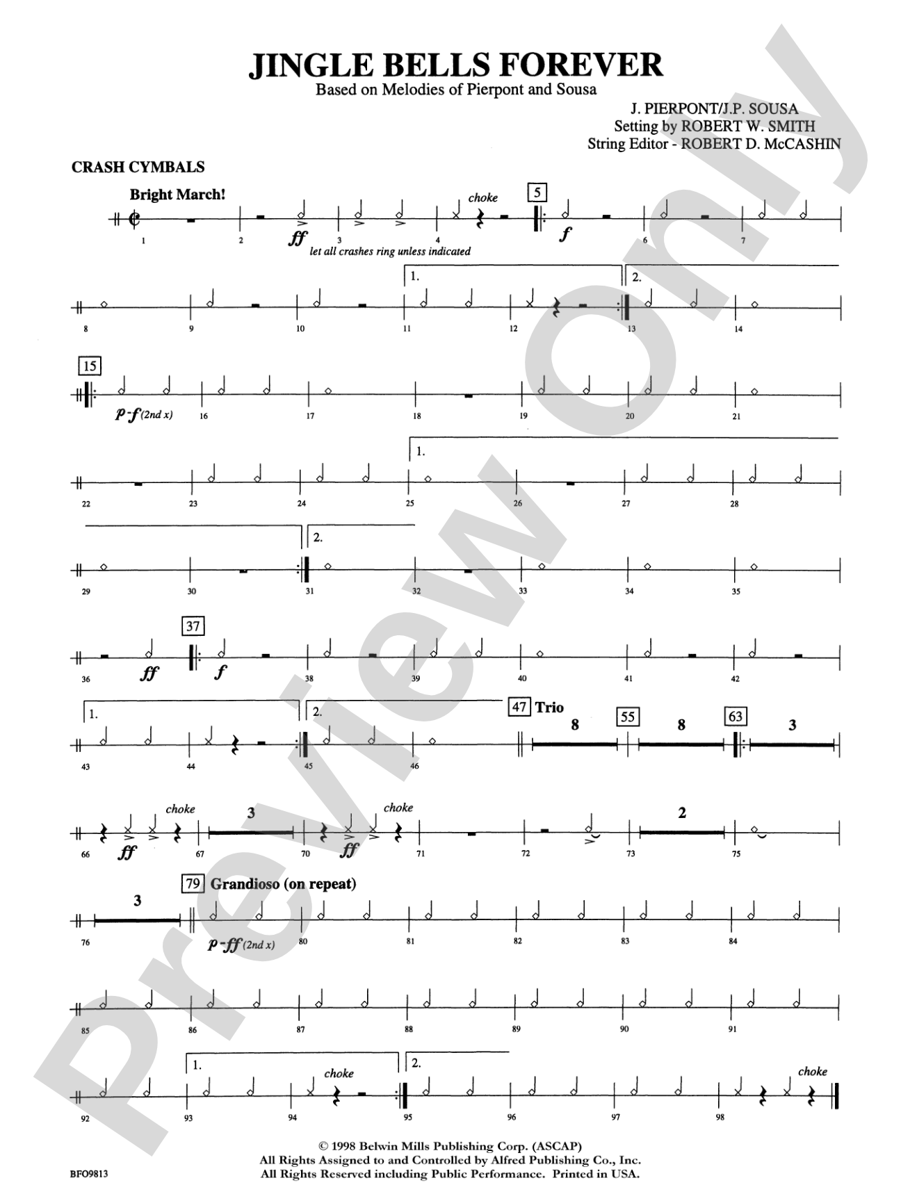Jingle Bells Forever: Cymbals