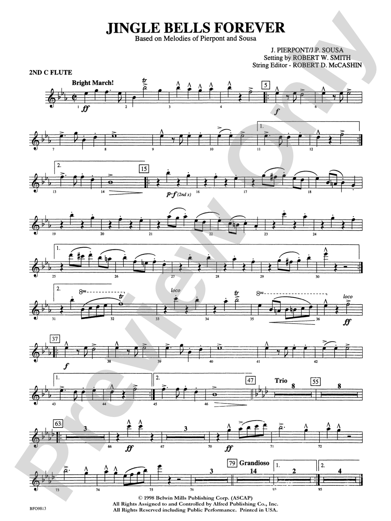 Jingle Bells Forever: 2nd Flute
