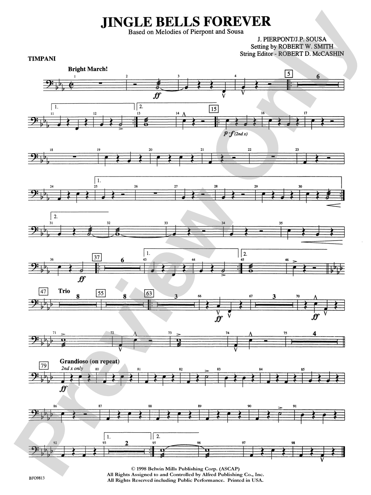 Jingle Bells Forever: Timpani