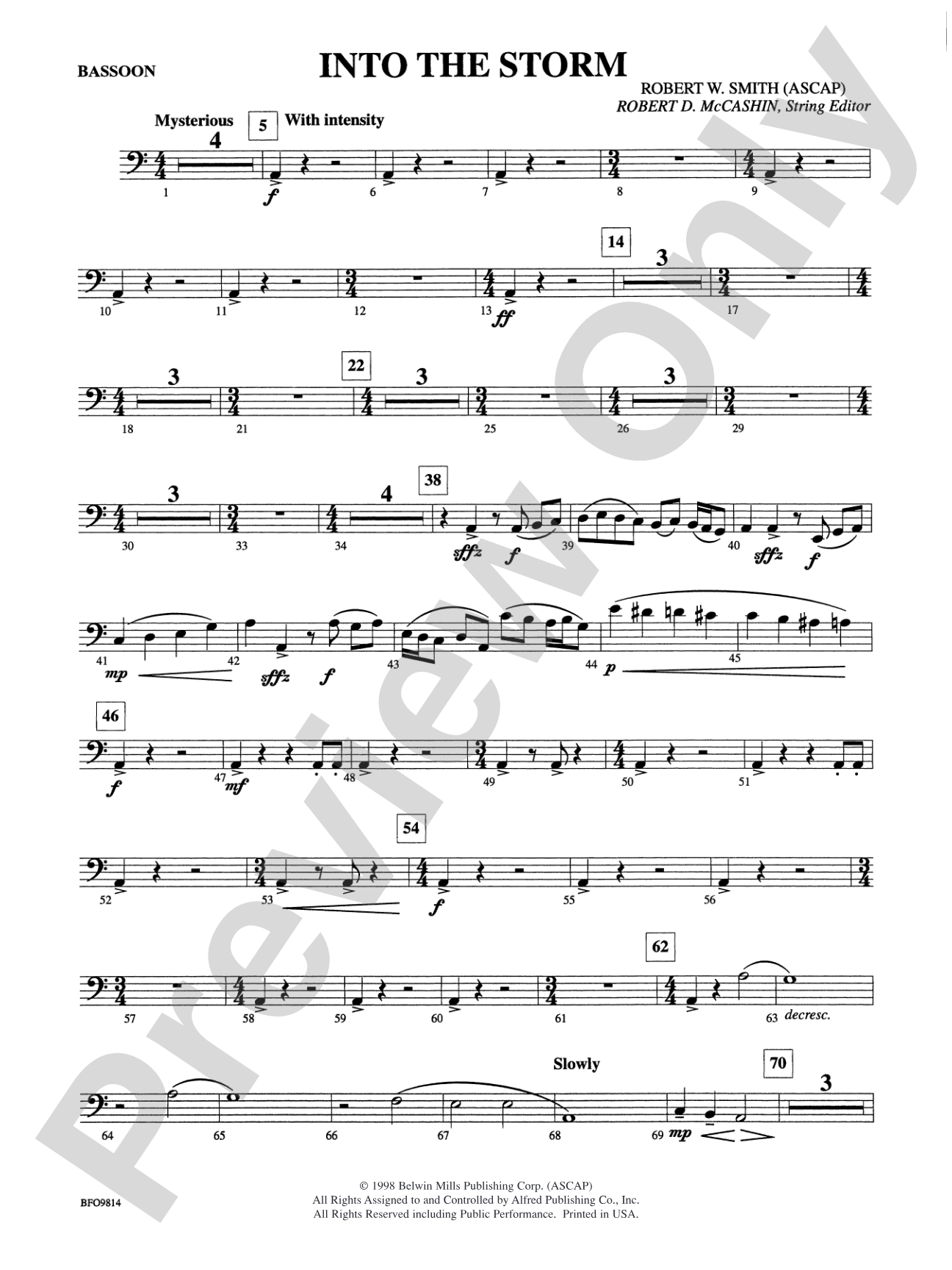 Into the Storm: Bassoon