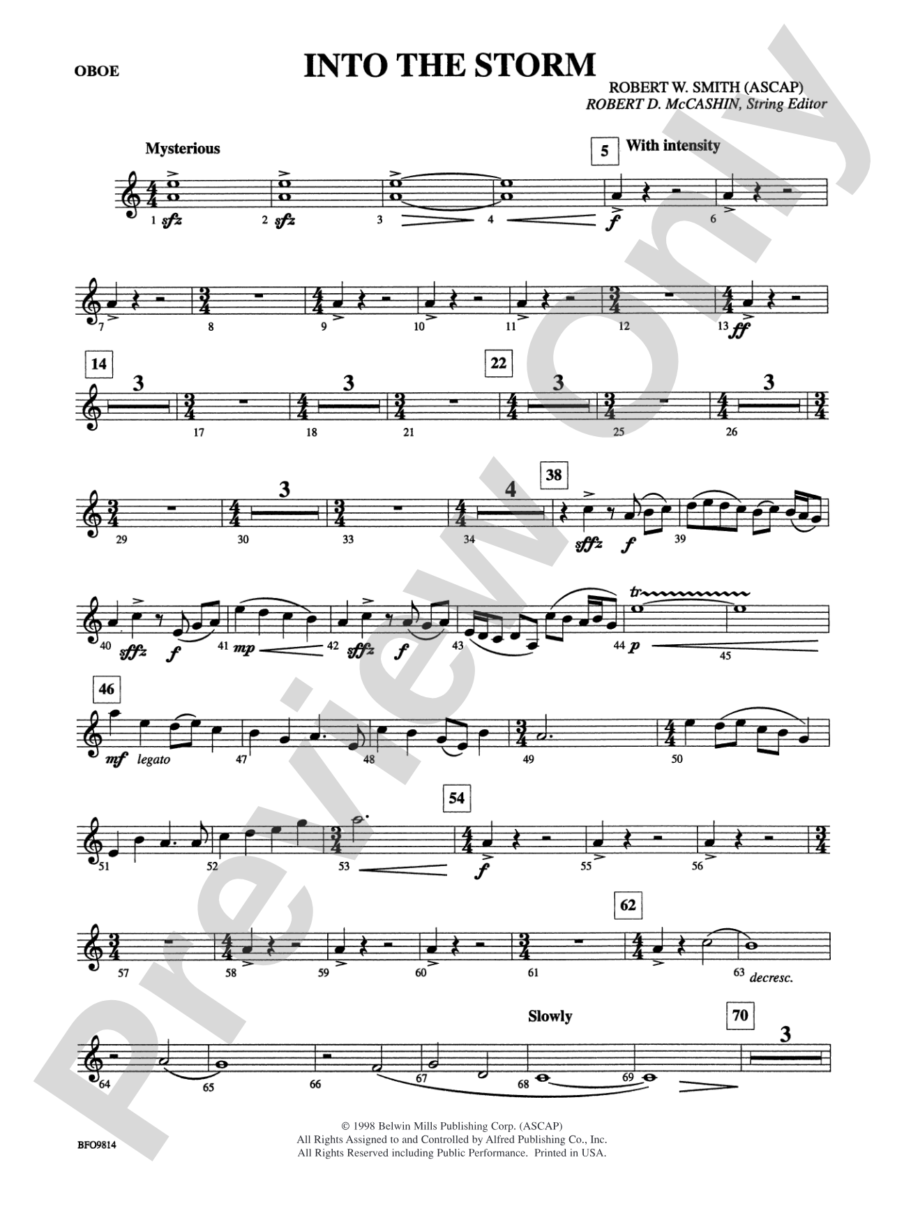 Into the Storm: Oboe