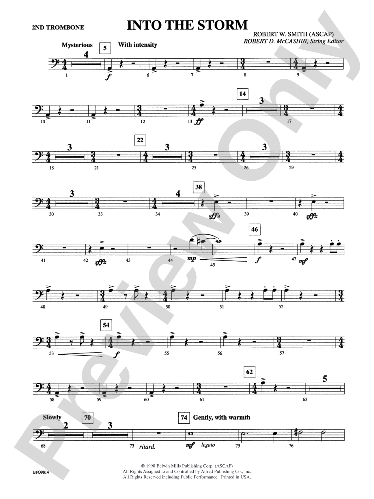 Into the Storm: 2nd Trombone