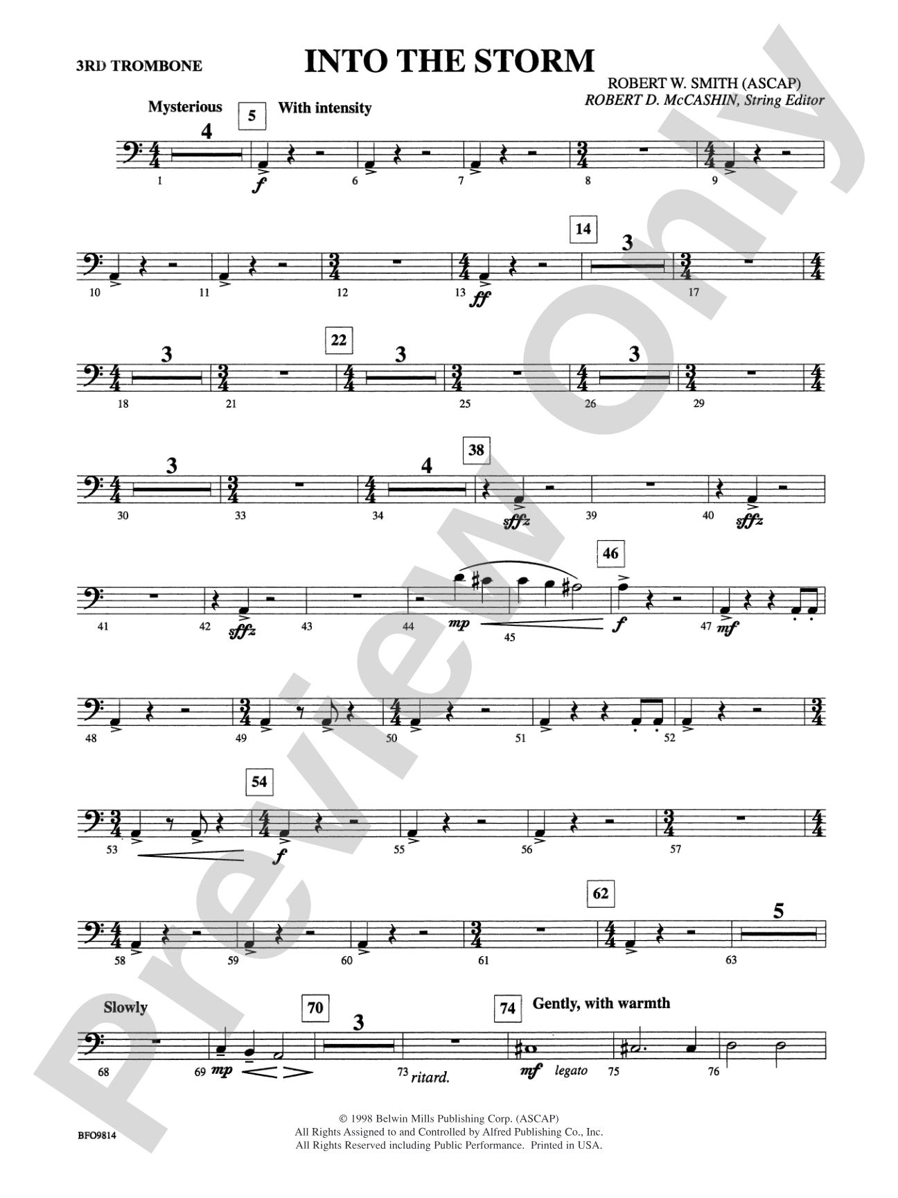 Into the Storm: 3rd Trombone