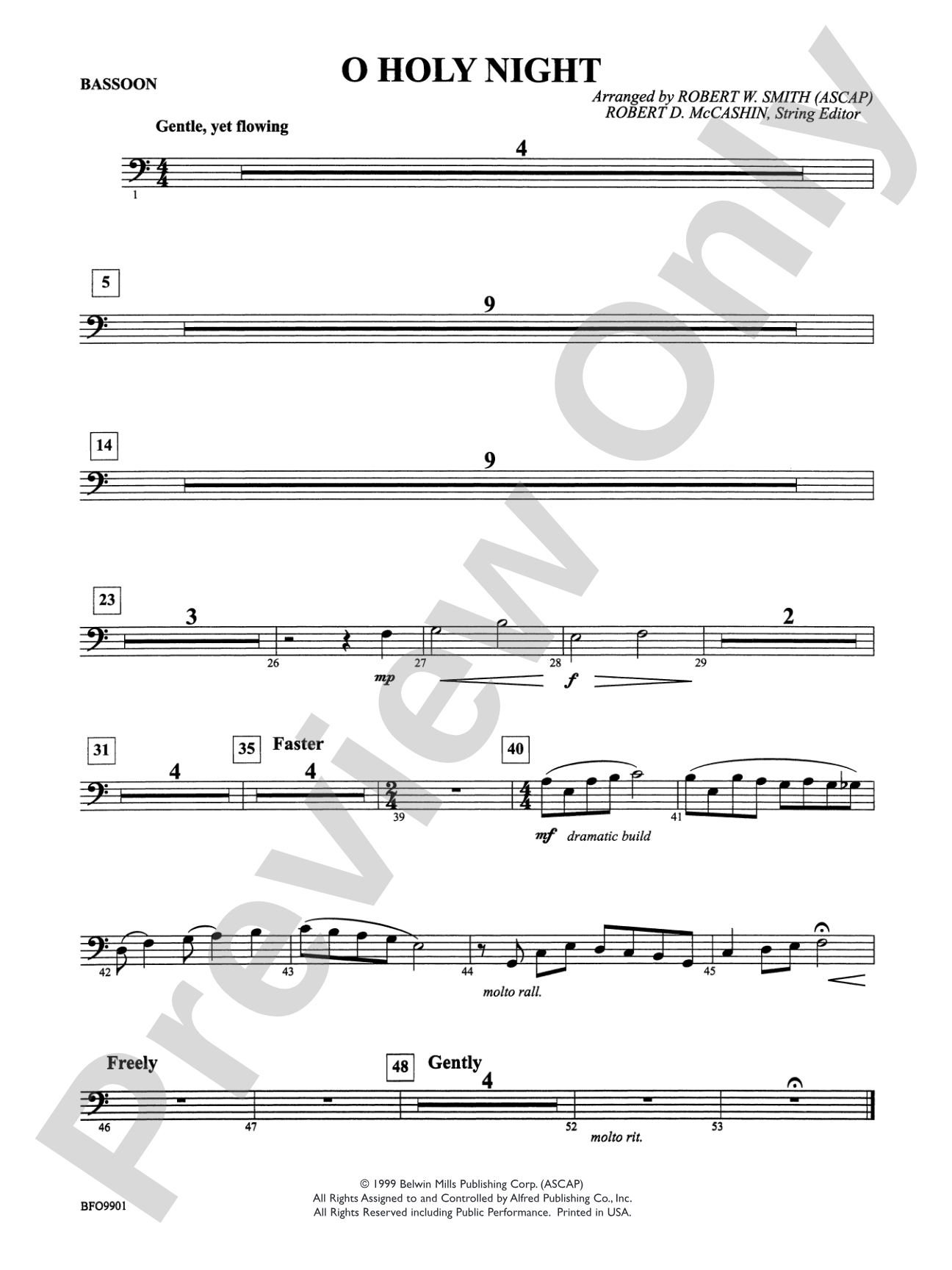 O Holy Night: Bassoon