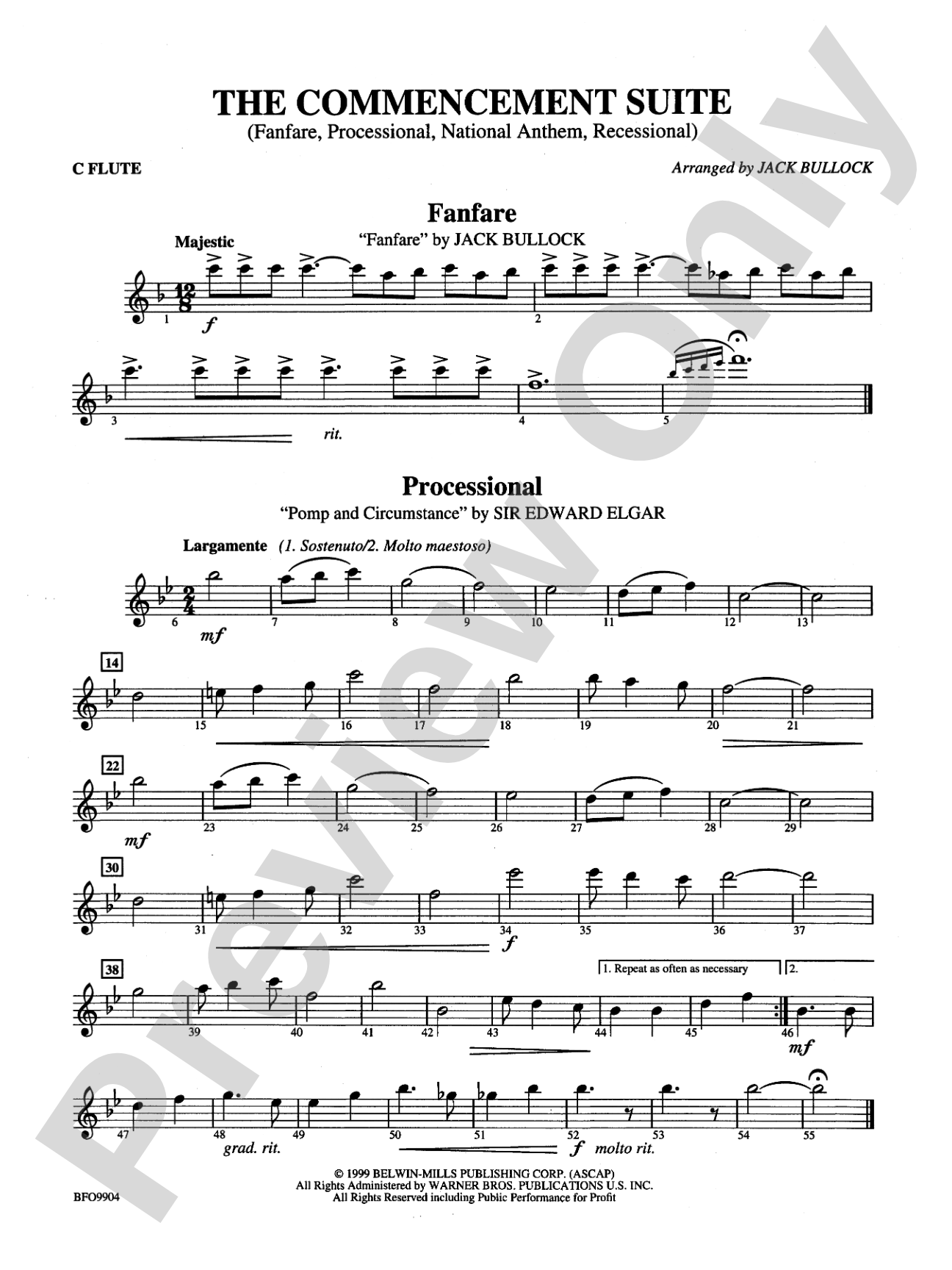 Commencement Suite: Flute