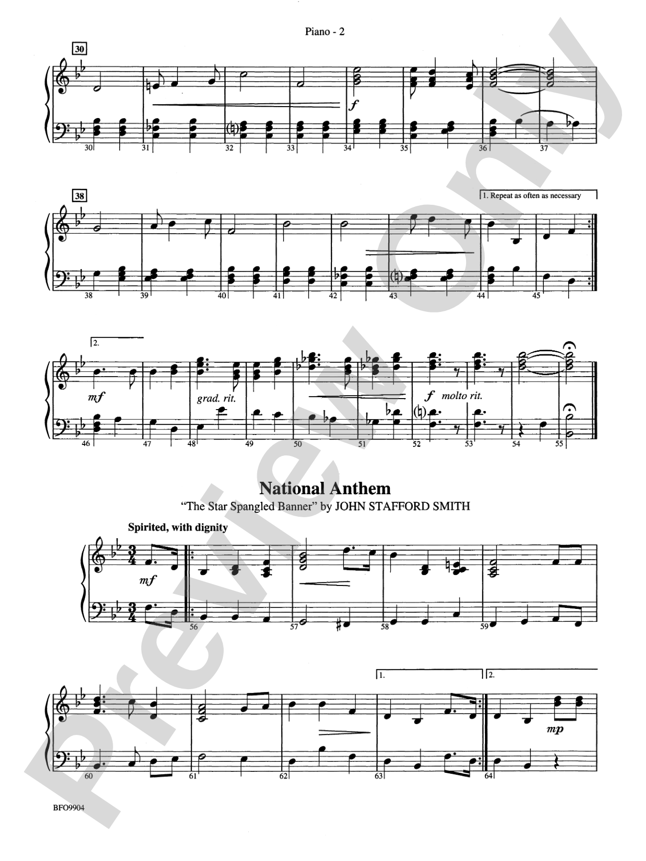 Commencement Suite: Piano Accompaniment