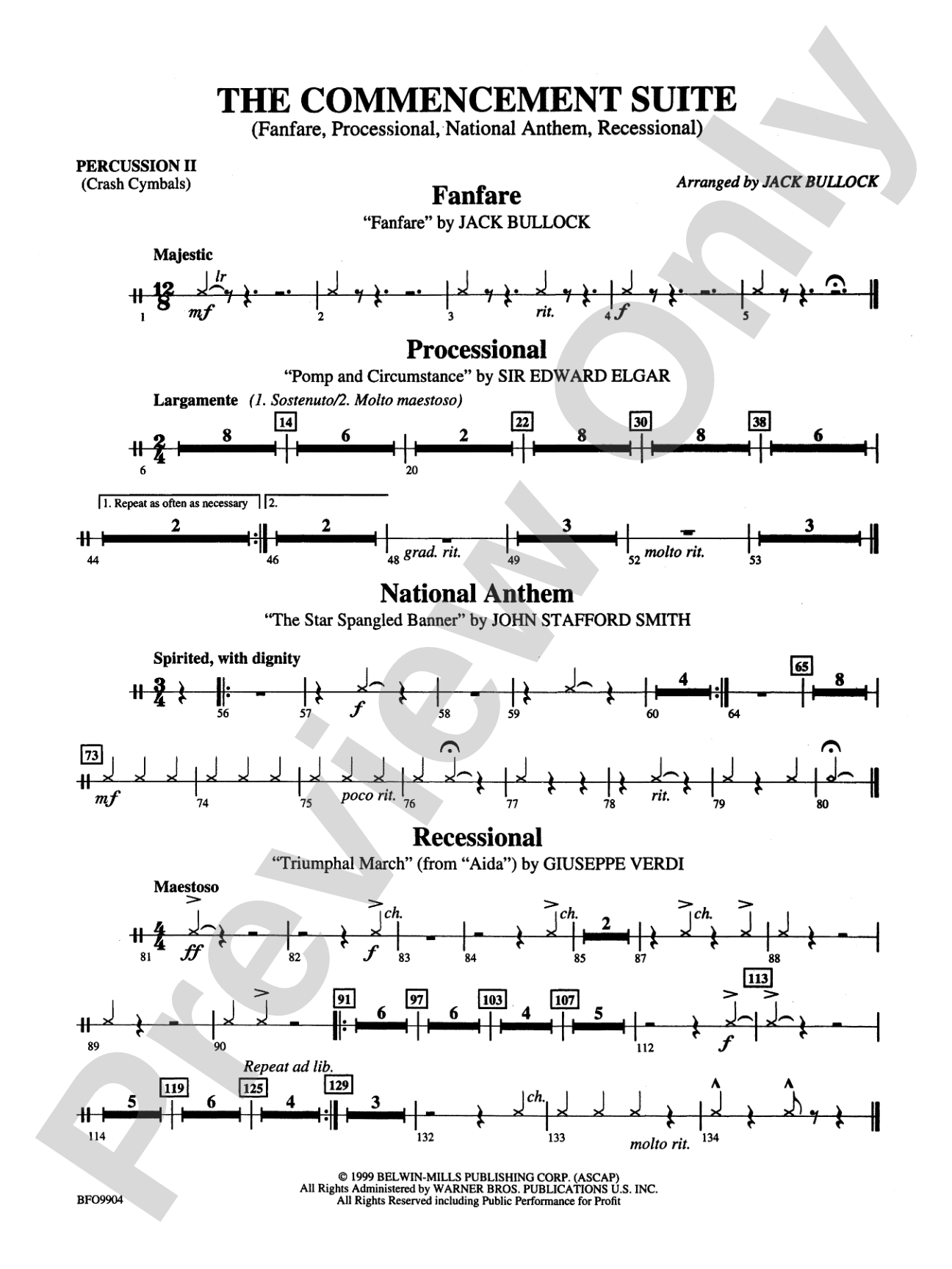Commencement Suite: 2nd Percussion