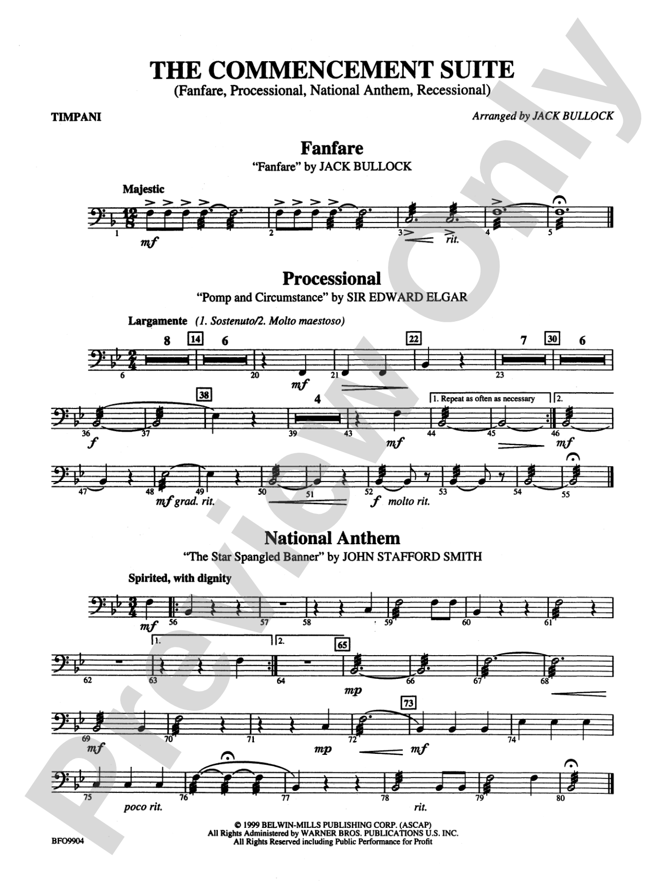 Commencement Suite: Timpani