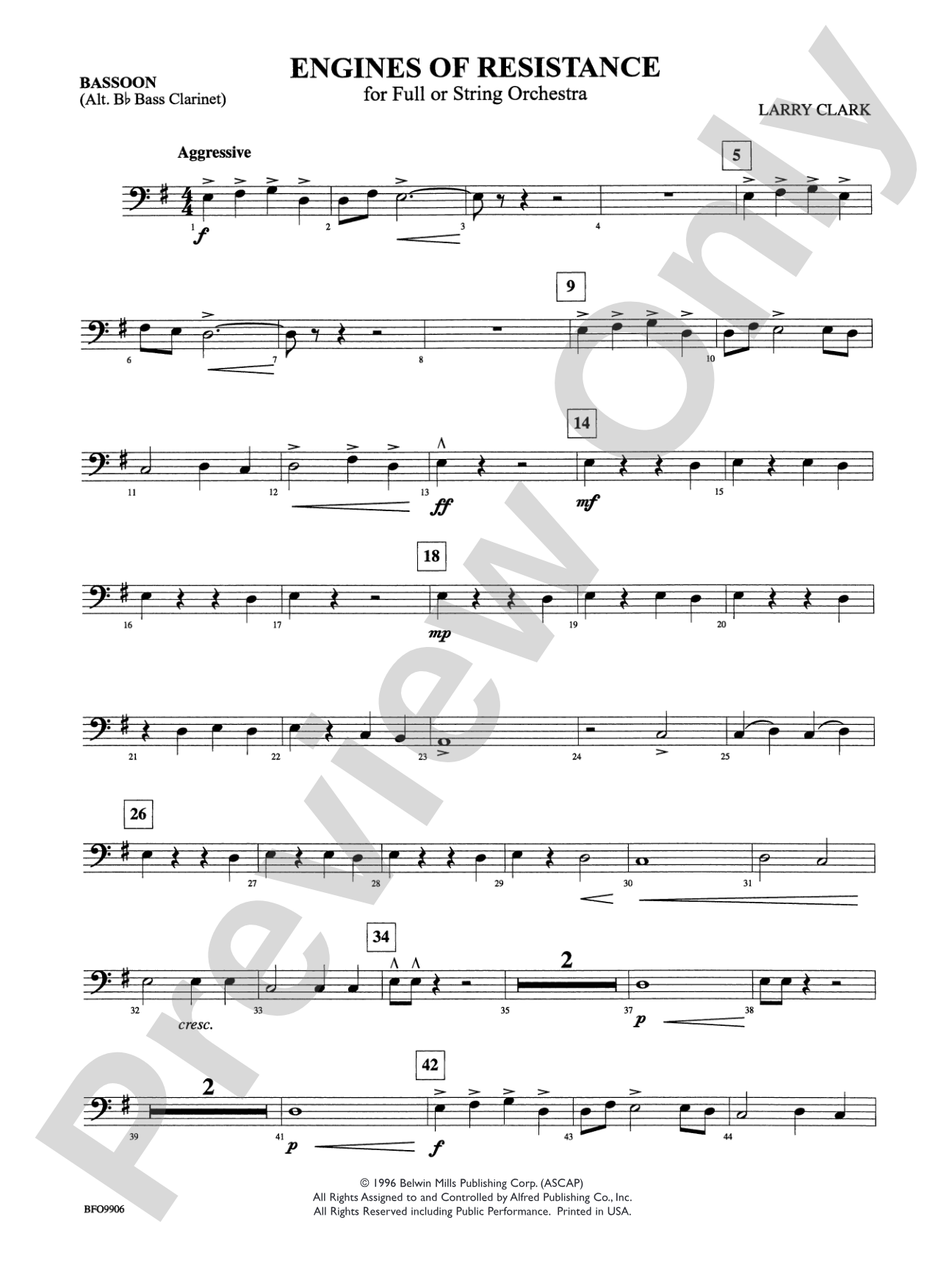 Engines of Resistance: Bassoon