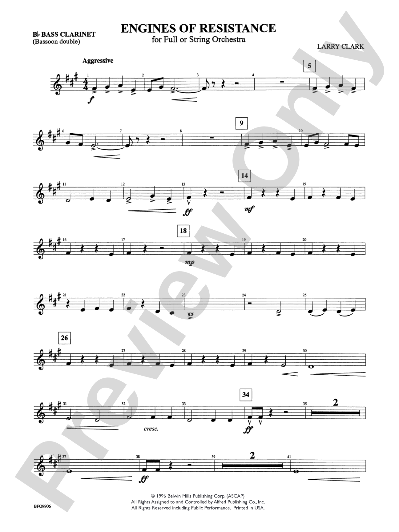 Engines of Resistance: B-flat Bass Clarinet