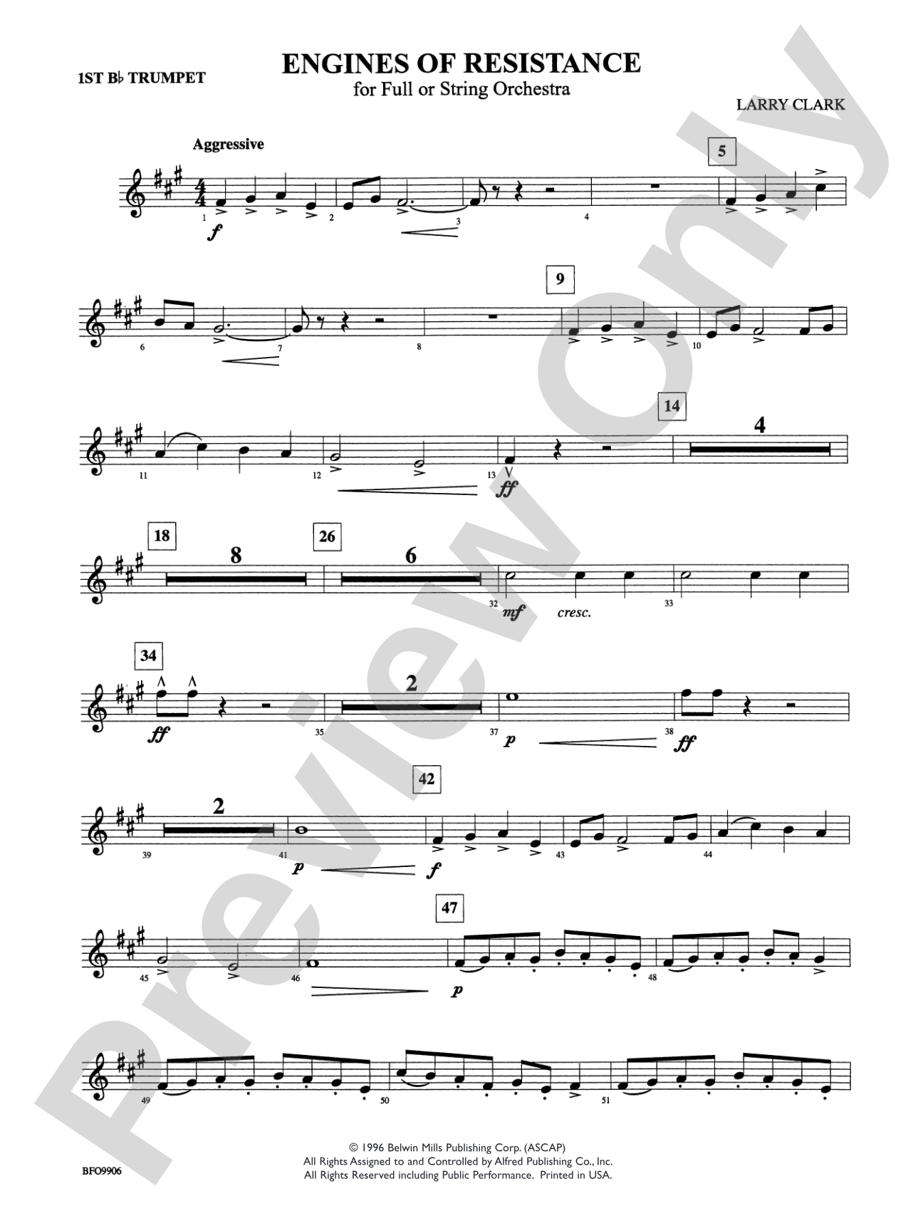 Engines of Resistance: 1st B-flat Trumpet