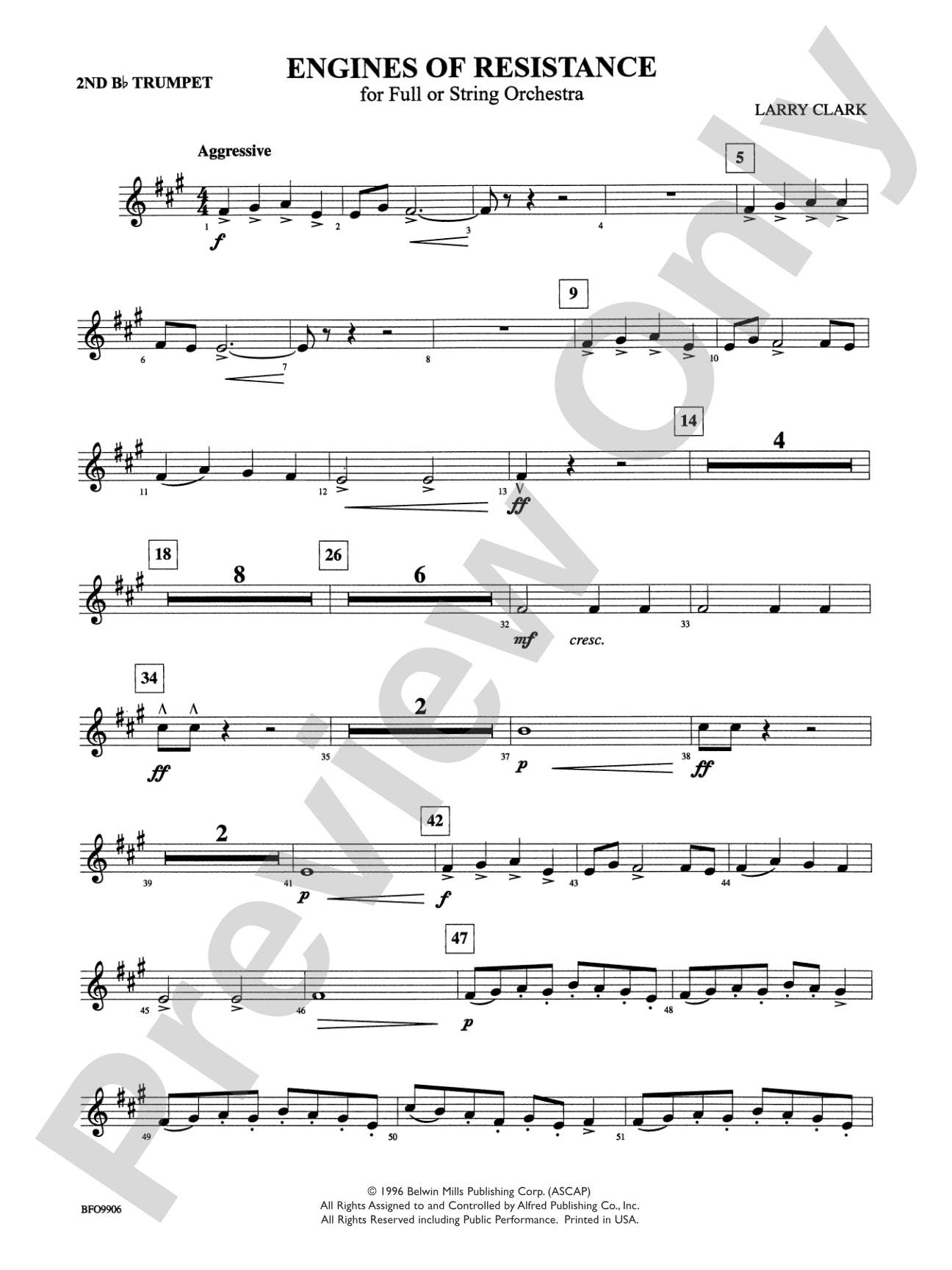 Engines of Resistance: 2nd B-flat Trumpet