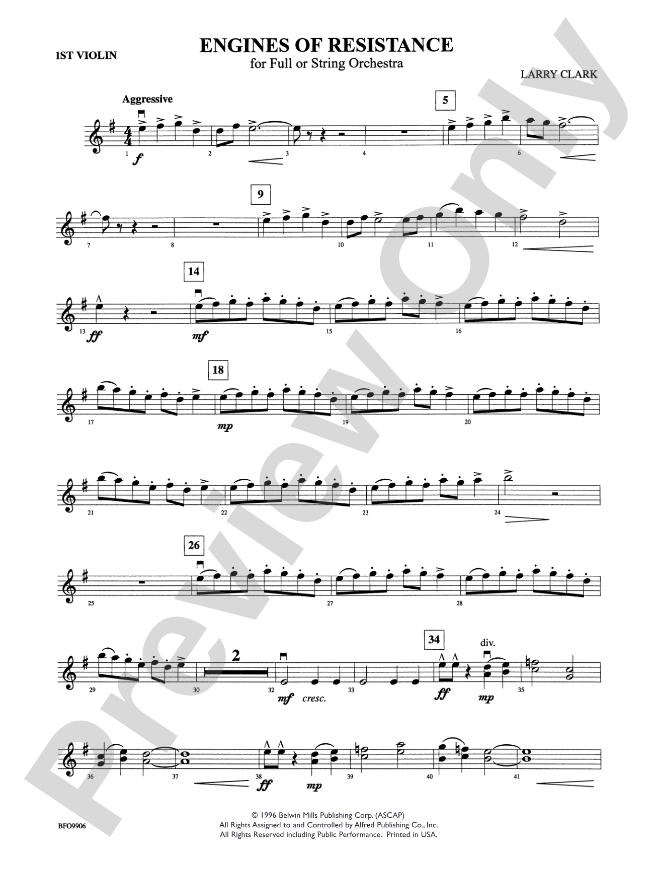 Engines of Resistance: 1st Violin