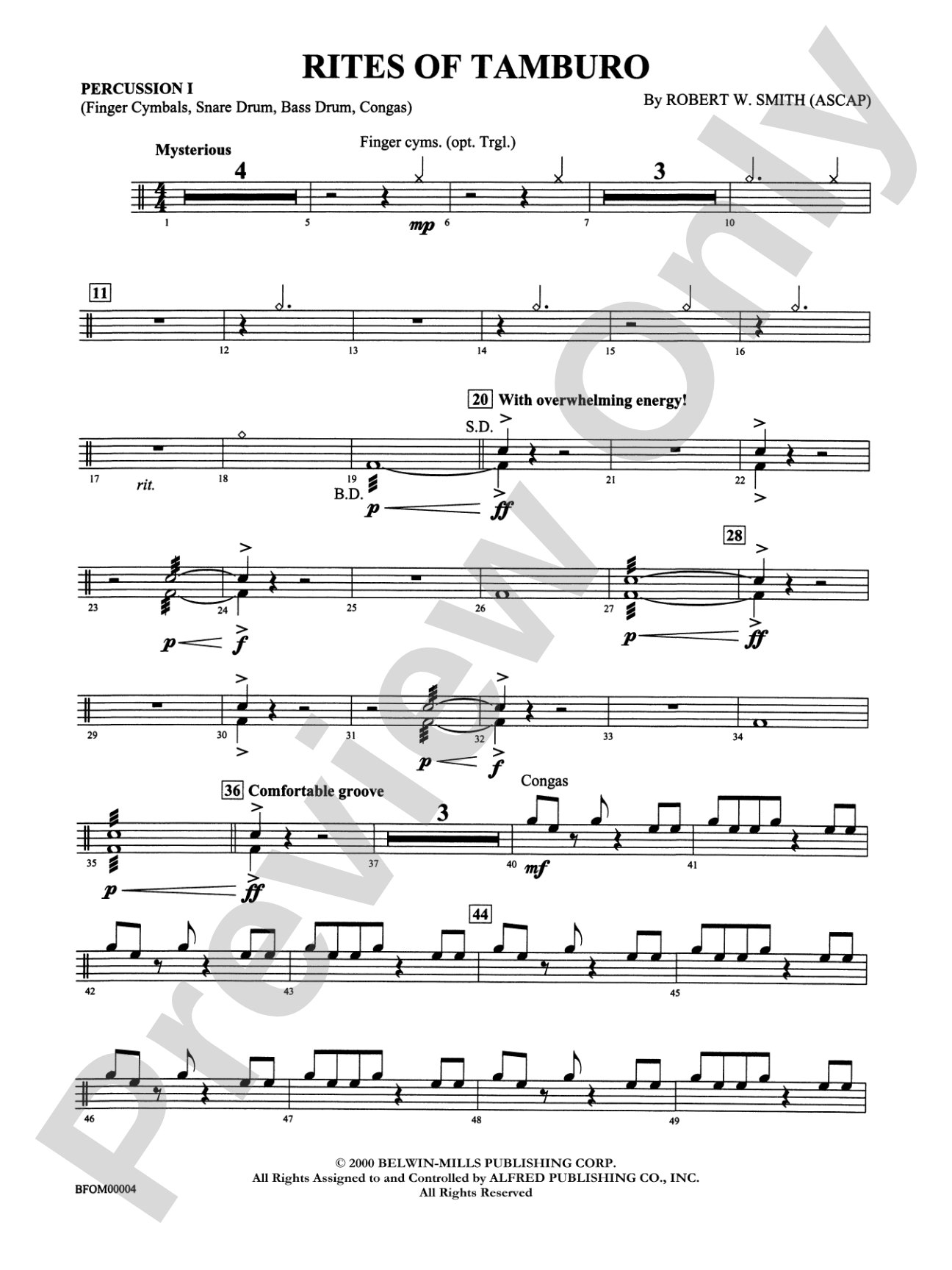 Rites of Tamburo: 1st Percussion