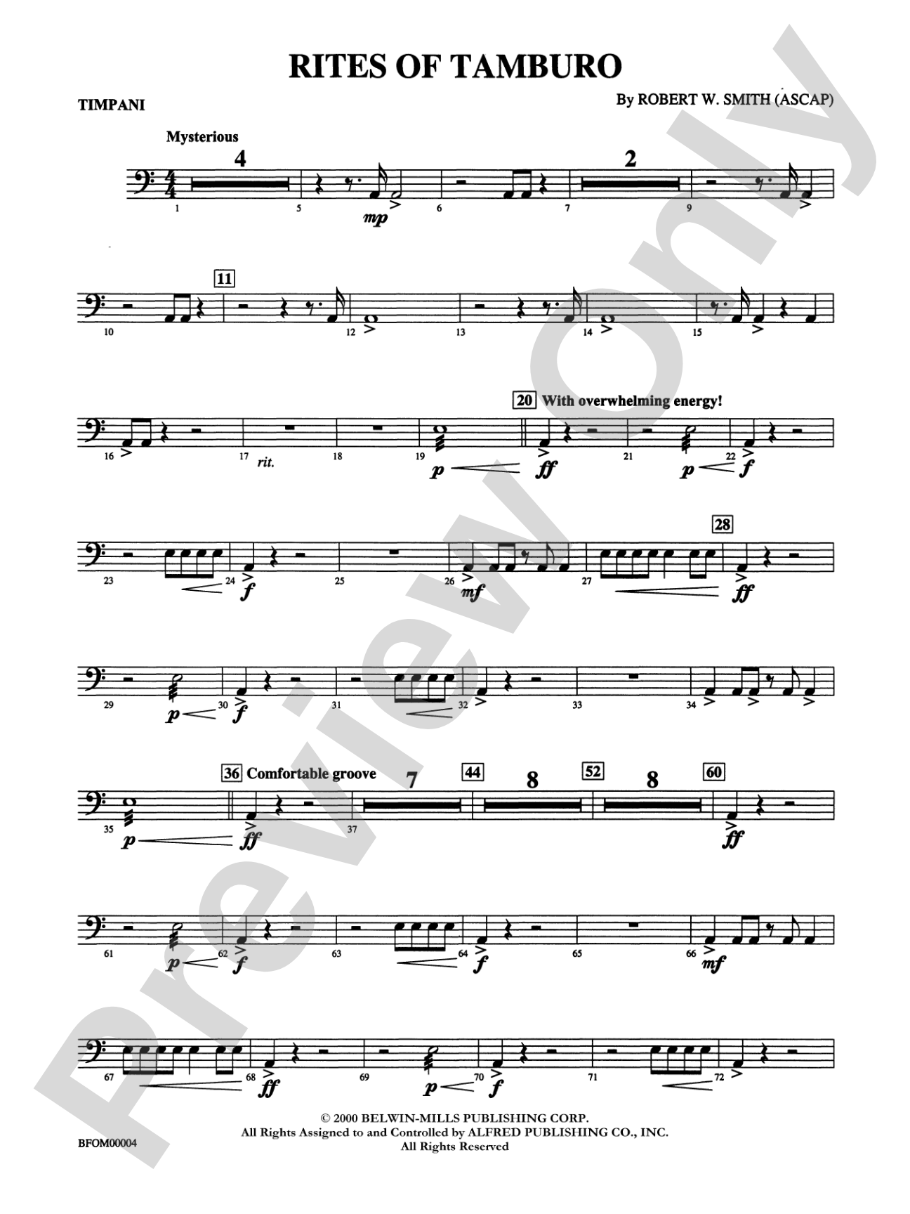 Rites of Tamburo: Timpani