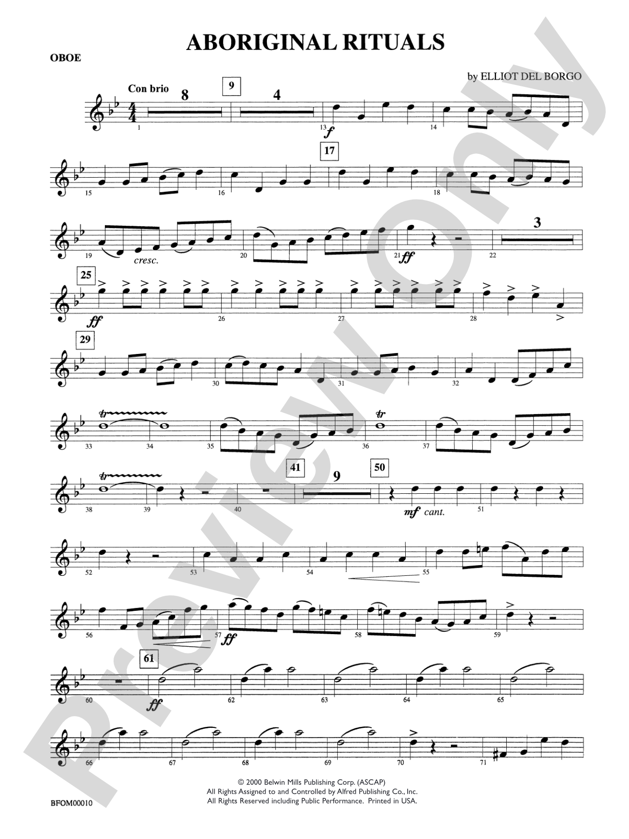 Aboriginal Rituals: Oboe