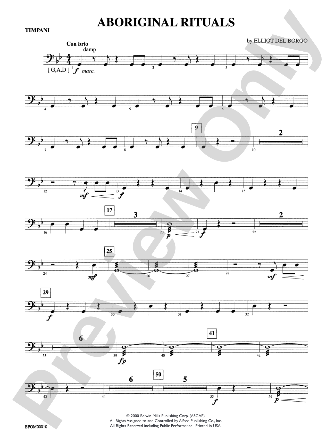 Aboriginal Rituals: Timpani
