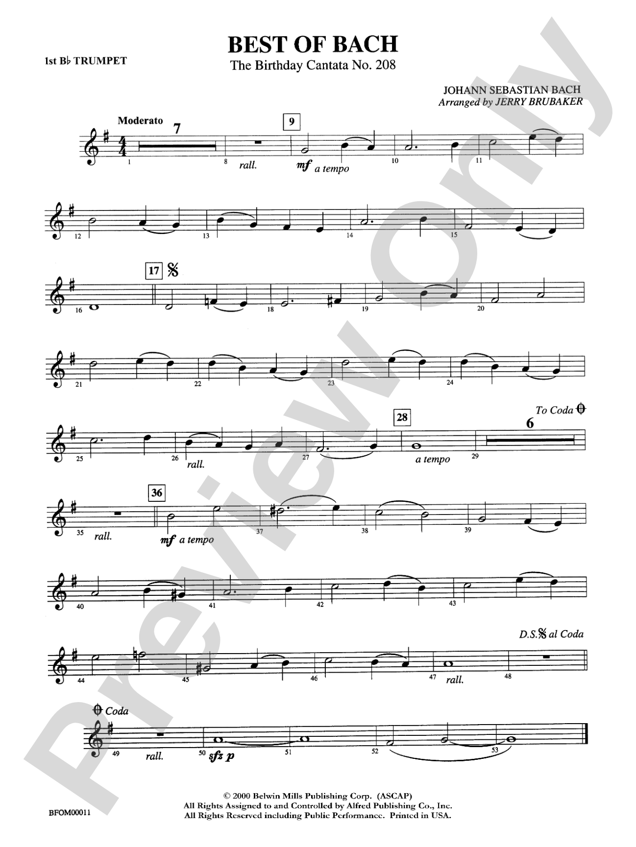 Best of Bach: 1st B-flat Trumpet