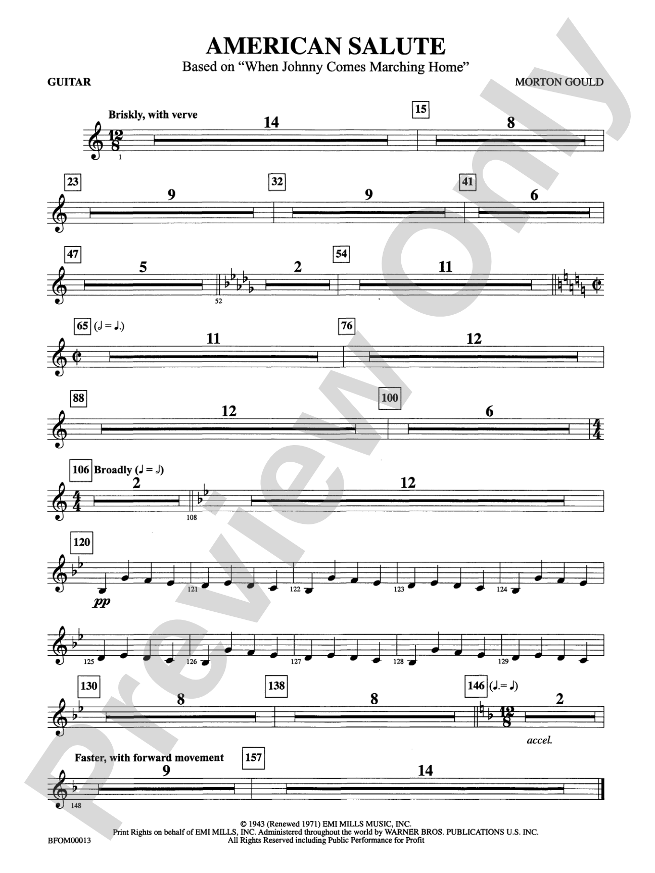 American Salute: Guitar