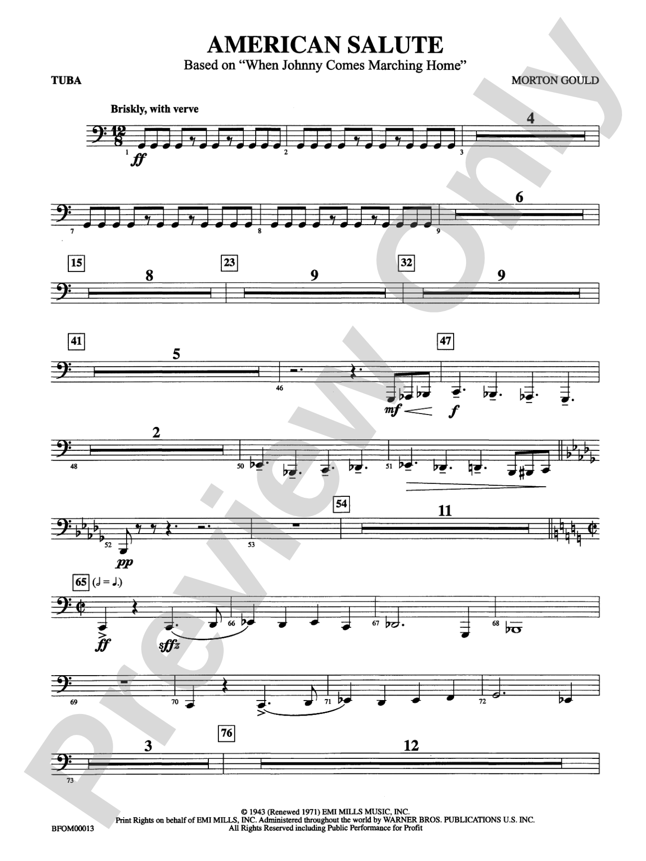 American Salute: Tuba