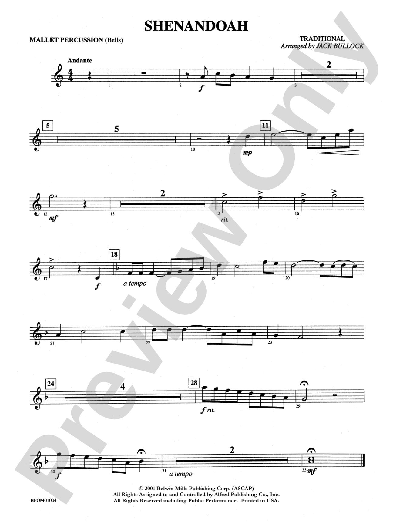 Shenandoah: Mallets