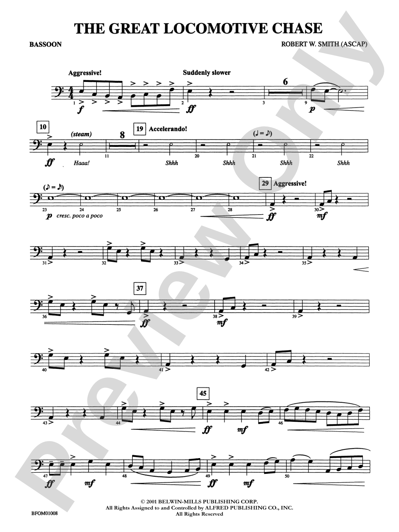 The Great Locomotive Chase: Bassoon