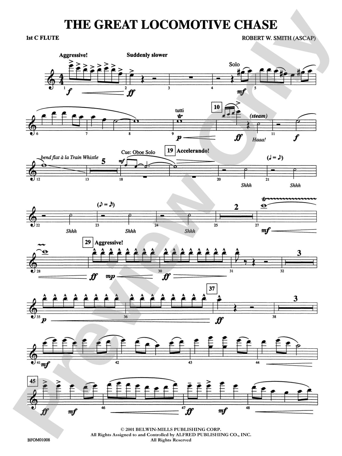 The Great Locomotive Chase: Flute