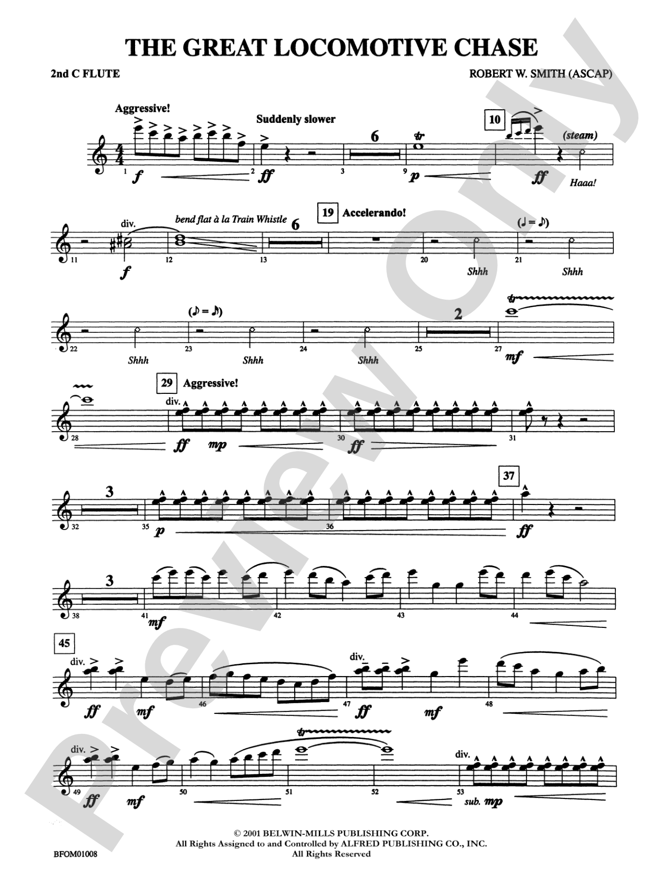 The Great Locomotive Chase: 2nd Flute