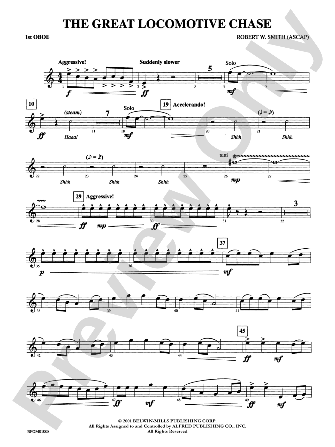 The Great Locomotive Chase: Oboe
