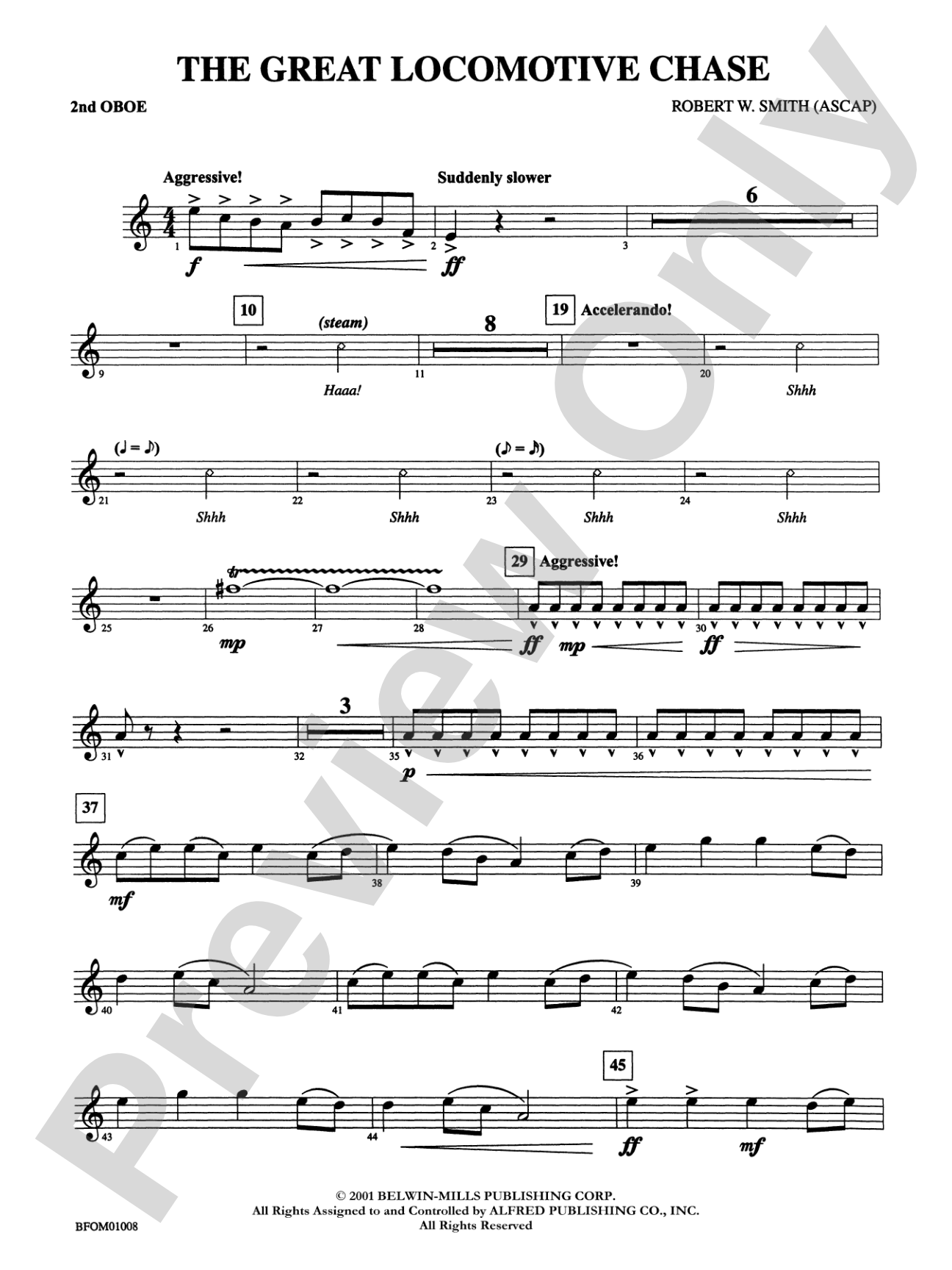 The Great Locomotive Chase: 2nd Oboe