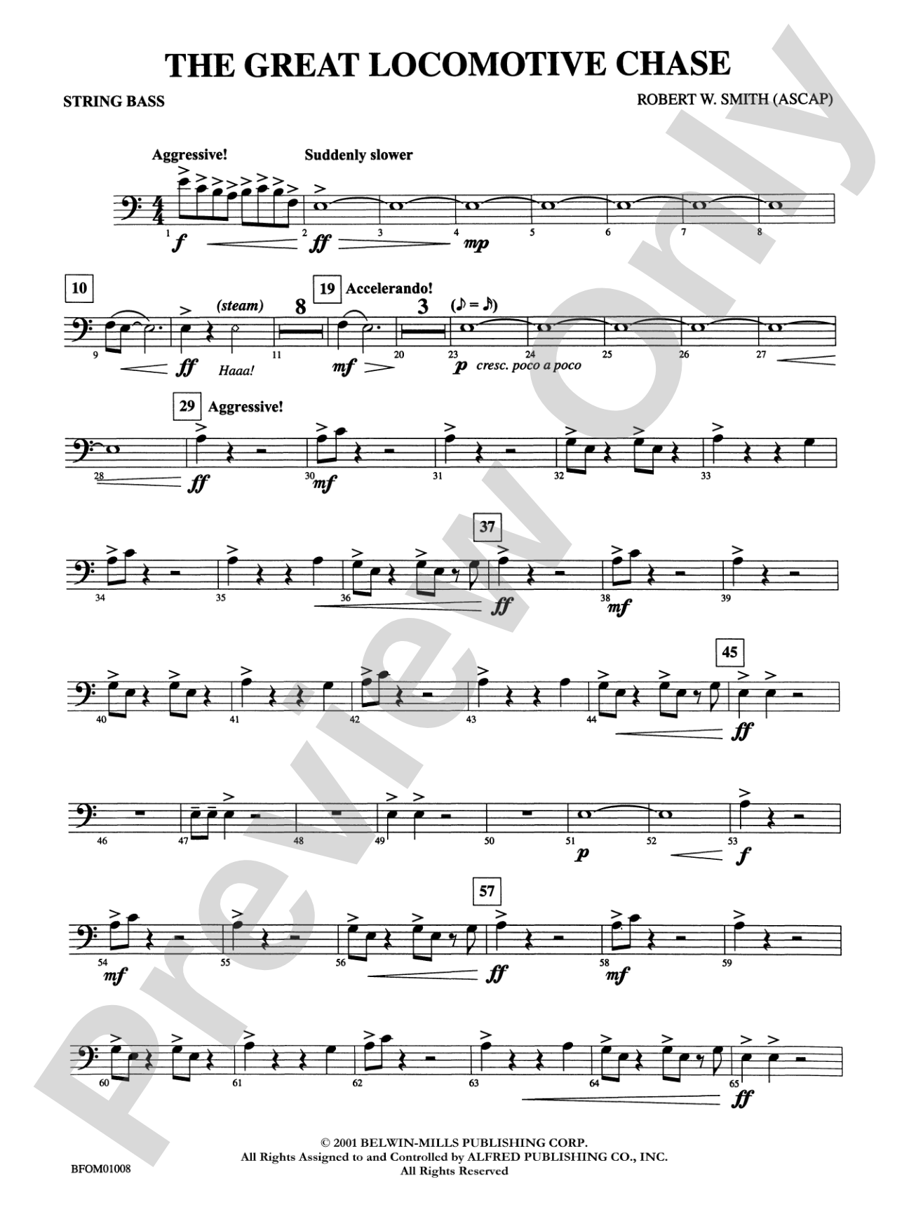 The Great Locomotive Chase: String Bass