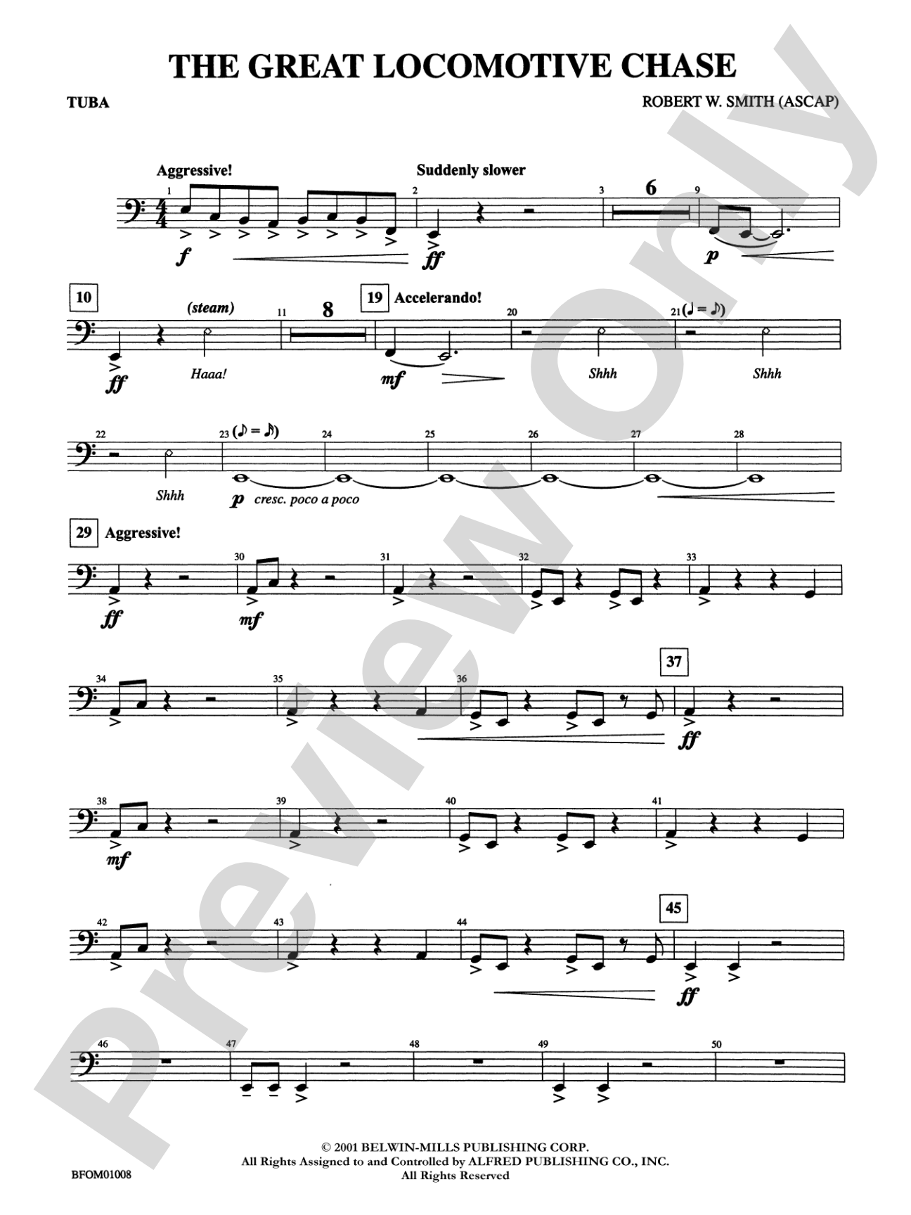The Great Locomotive Chase: Tuba