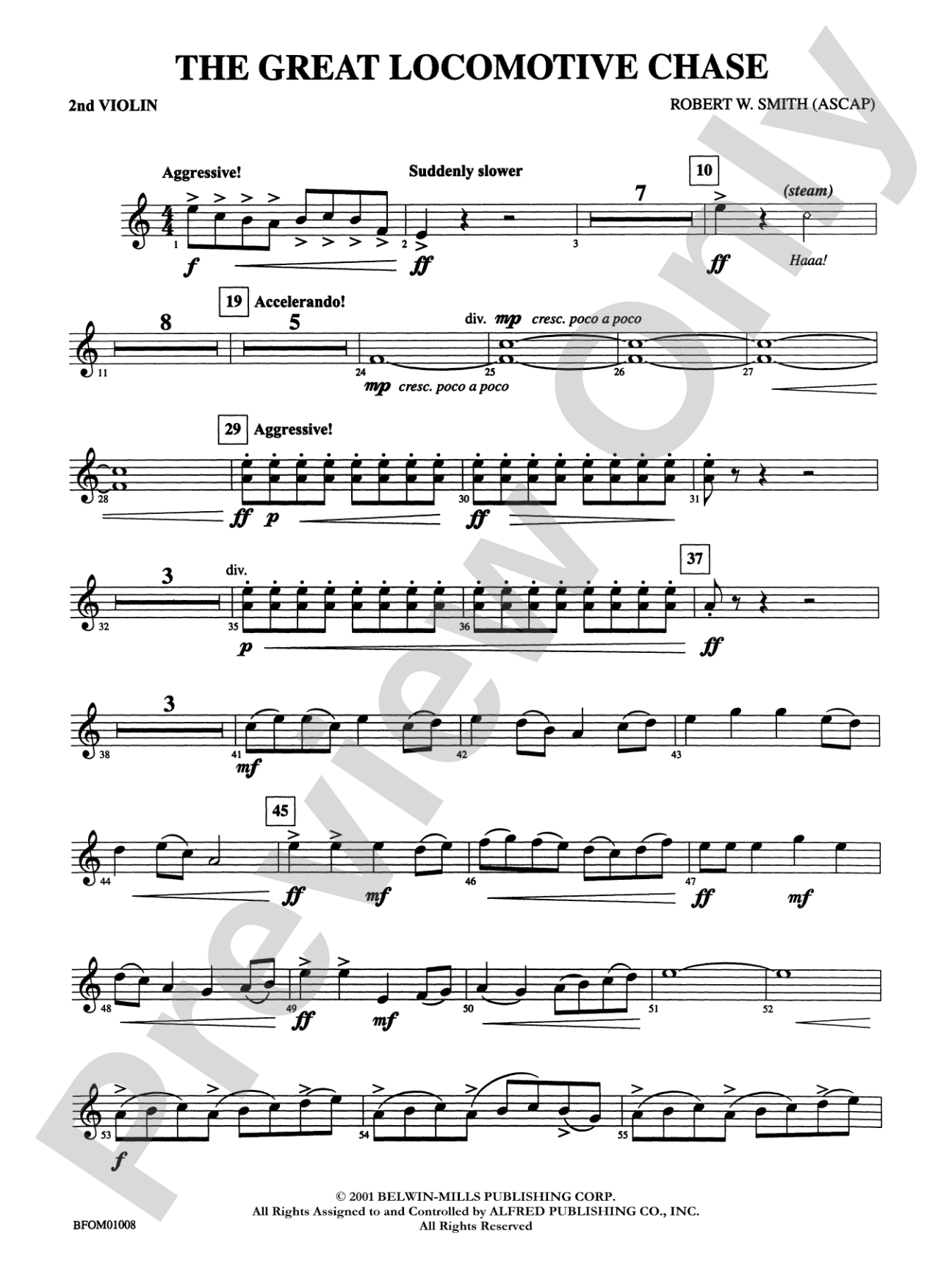 The Great Locomotive Chase: 2nd Violin