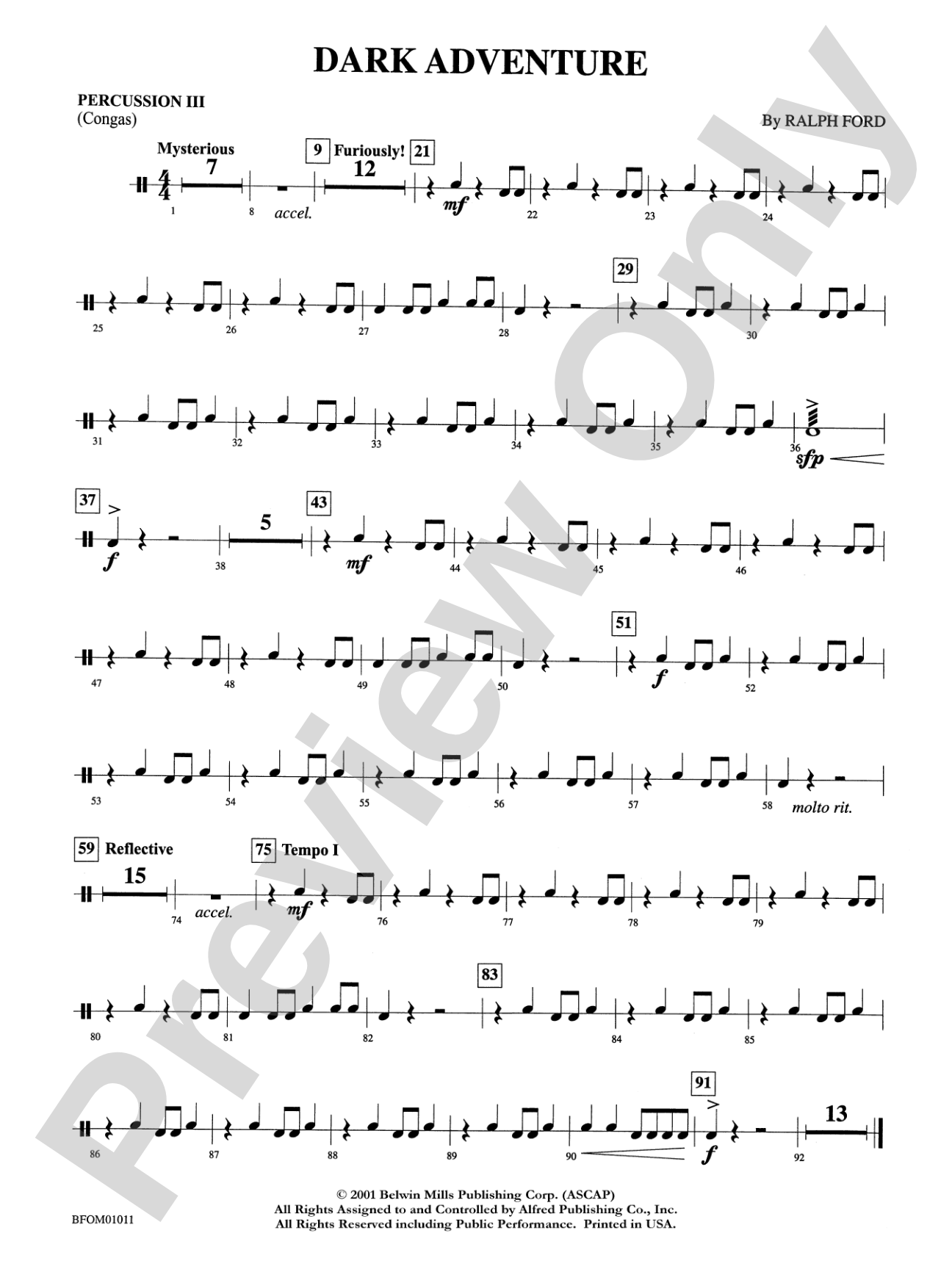 Dark Adventure: 3rd Percussion