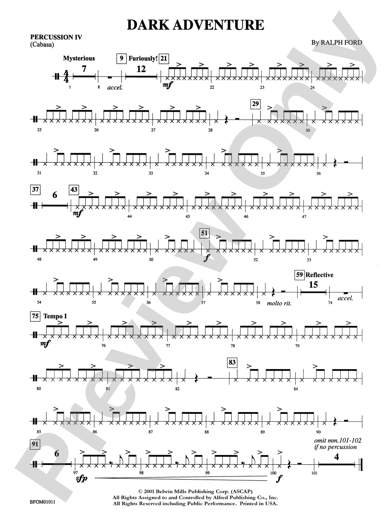 Dark Adventure: 4th Percussion