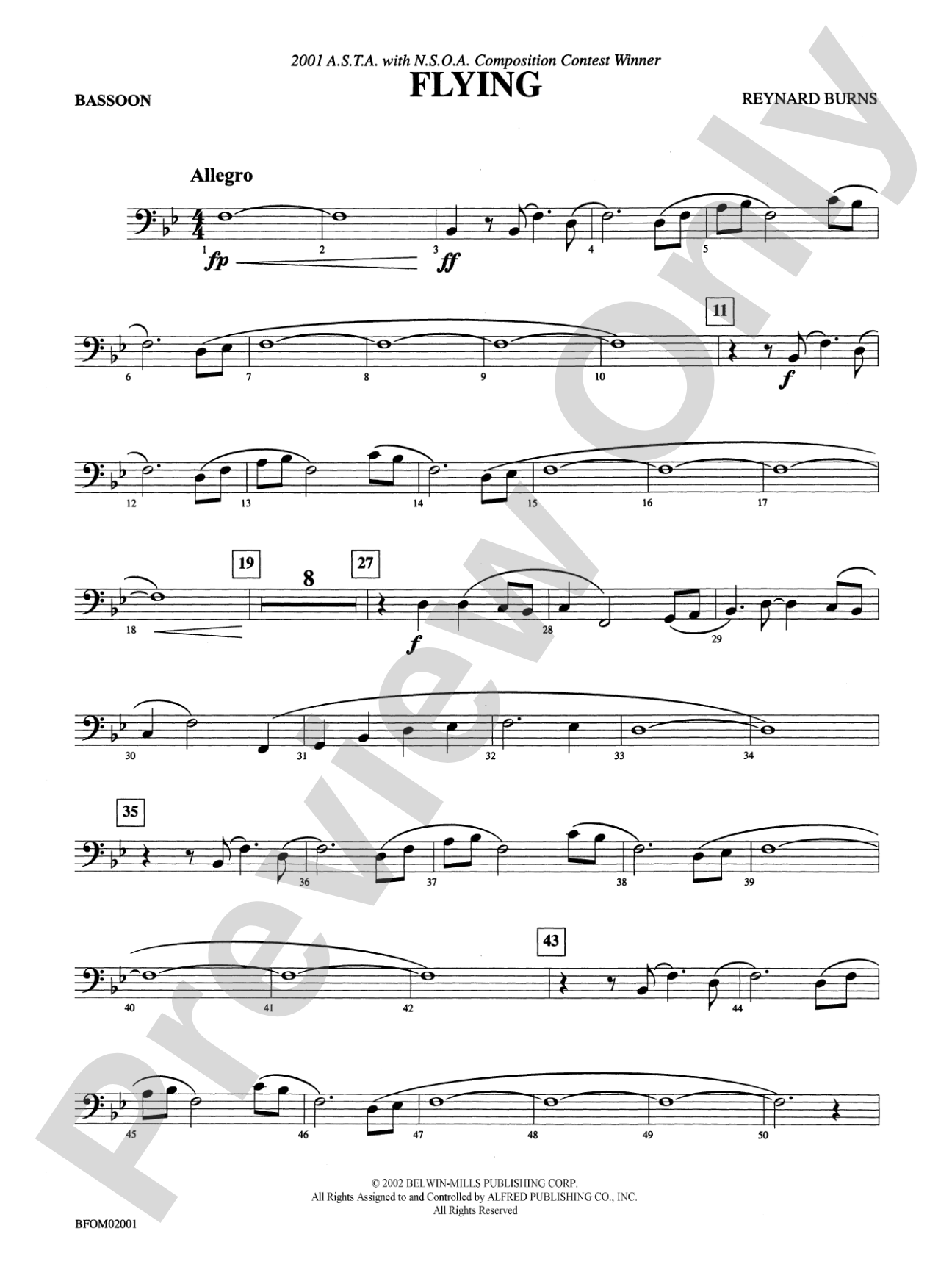Flying: Bassoon