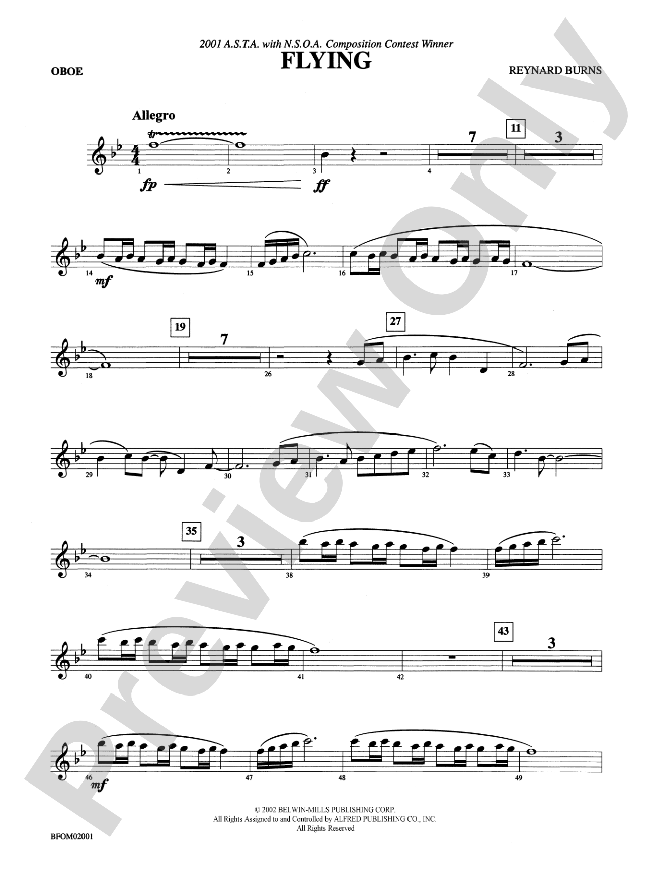 Flying: Oboe
