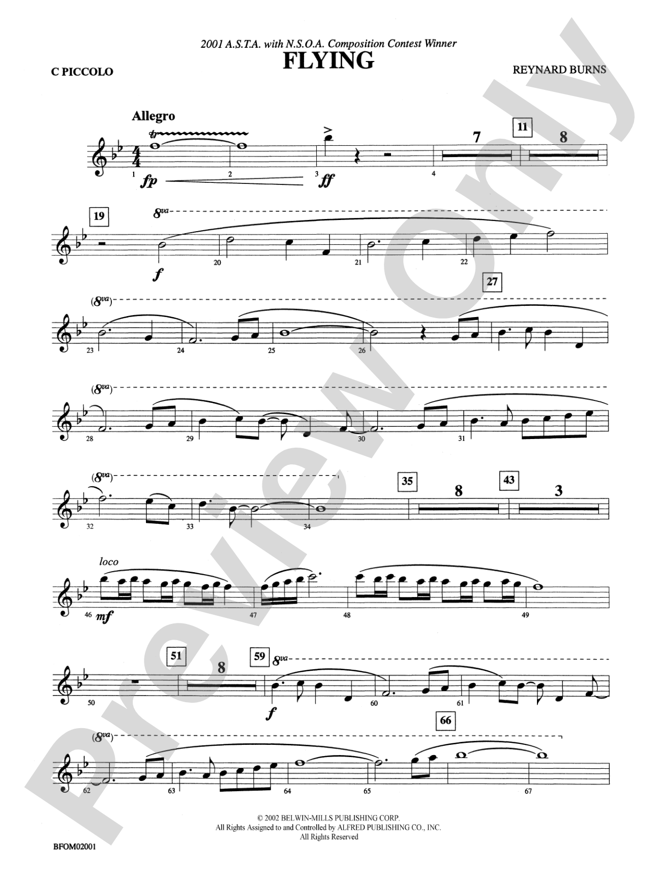 Flying: Piccolo