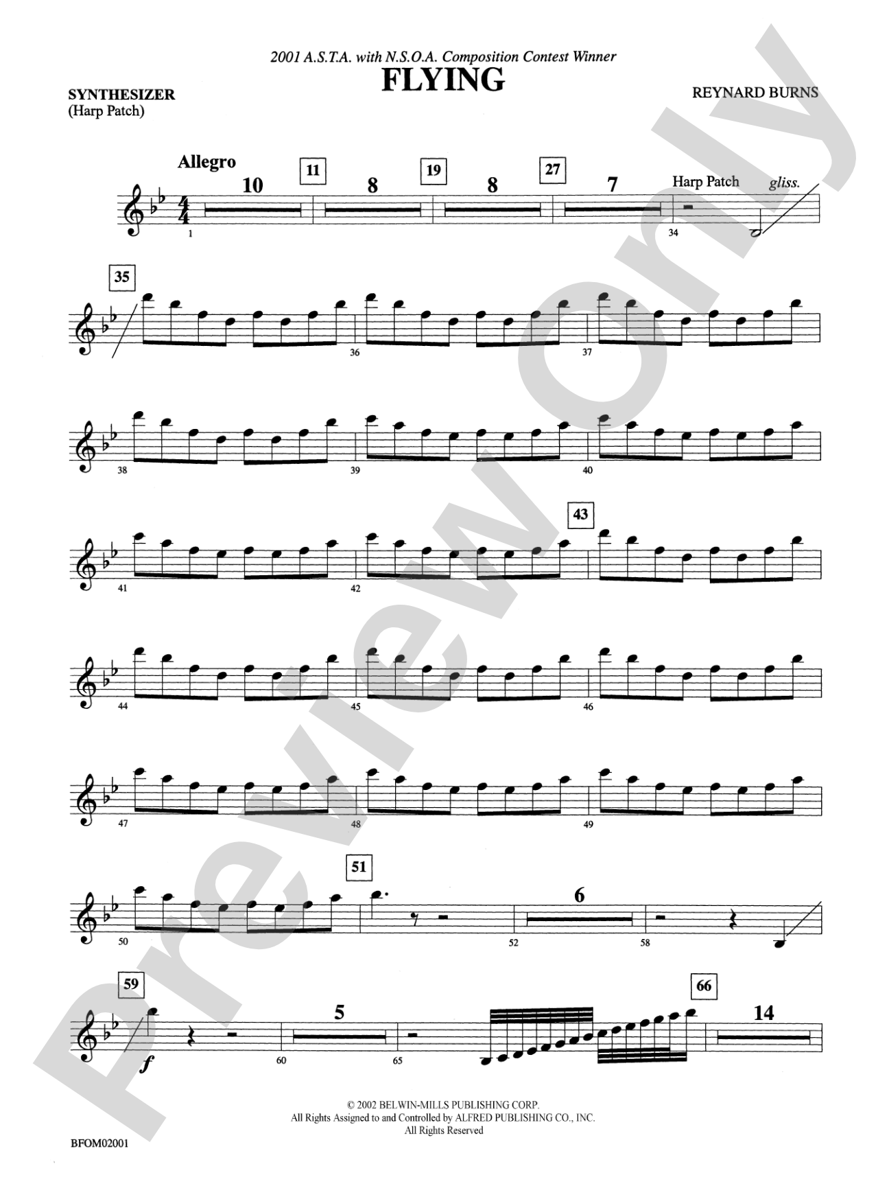 Flying: Synthesizer