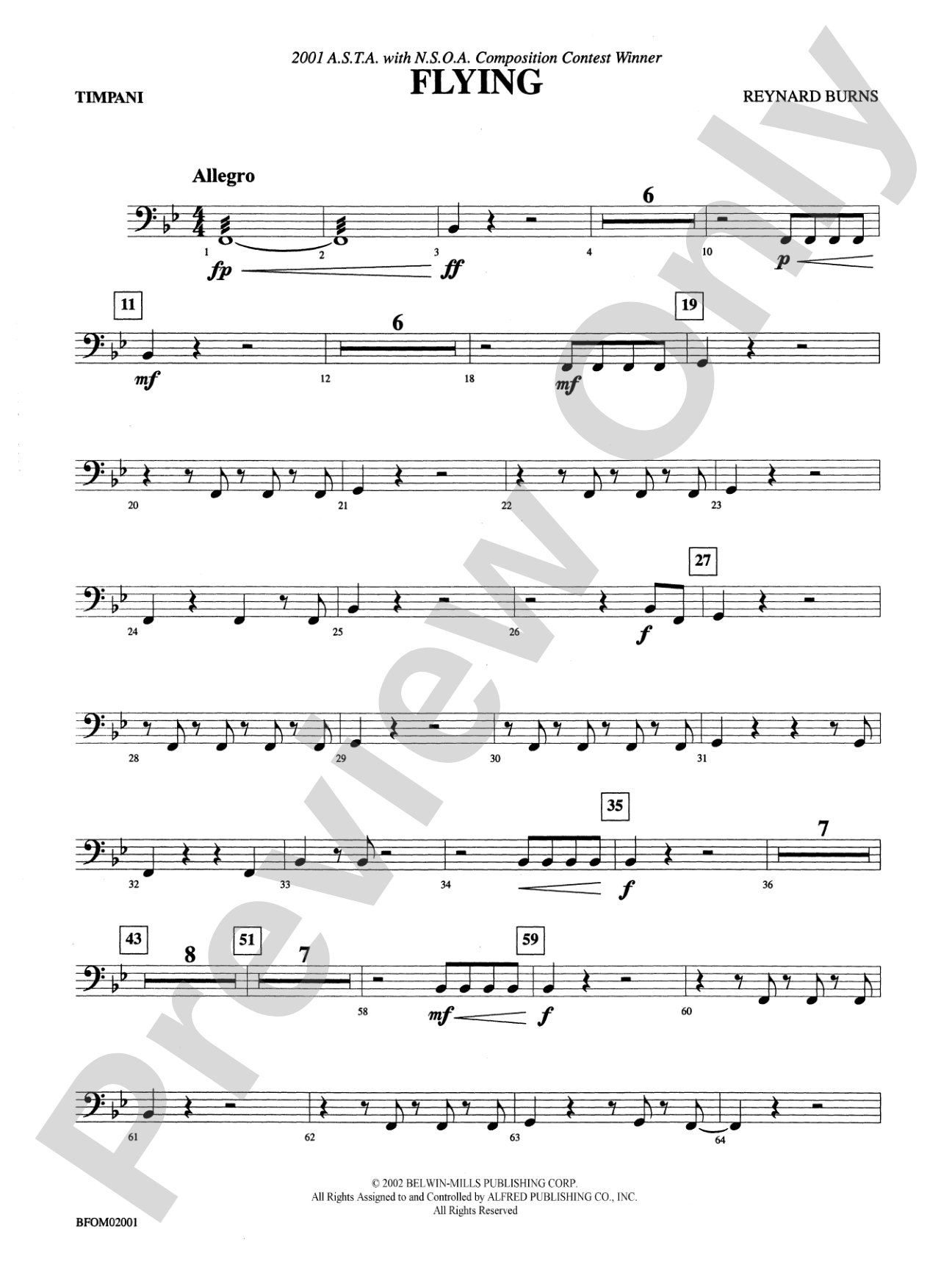 Flying: Timpani