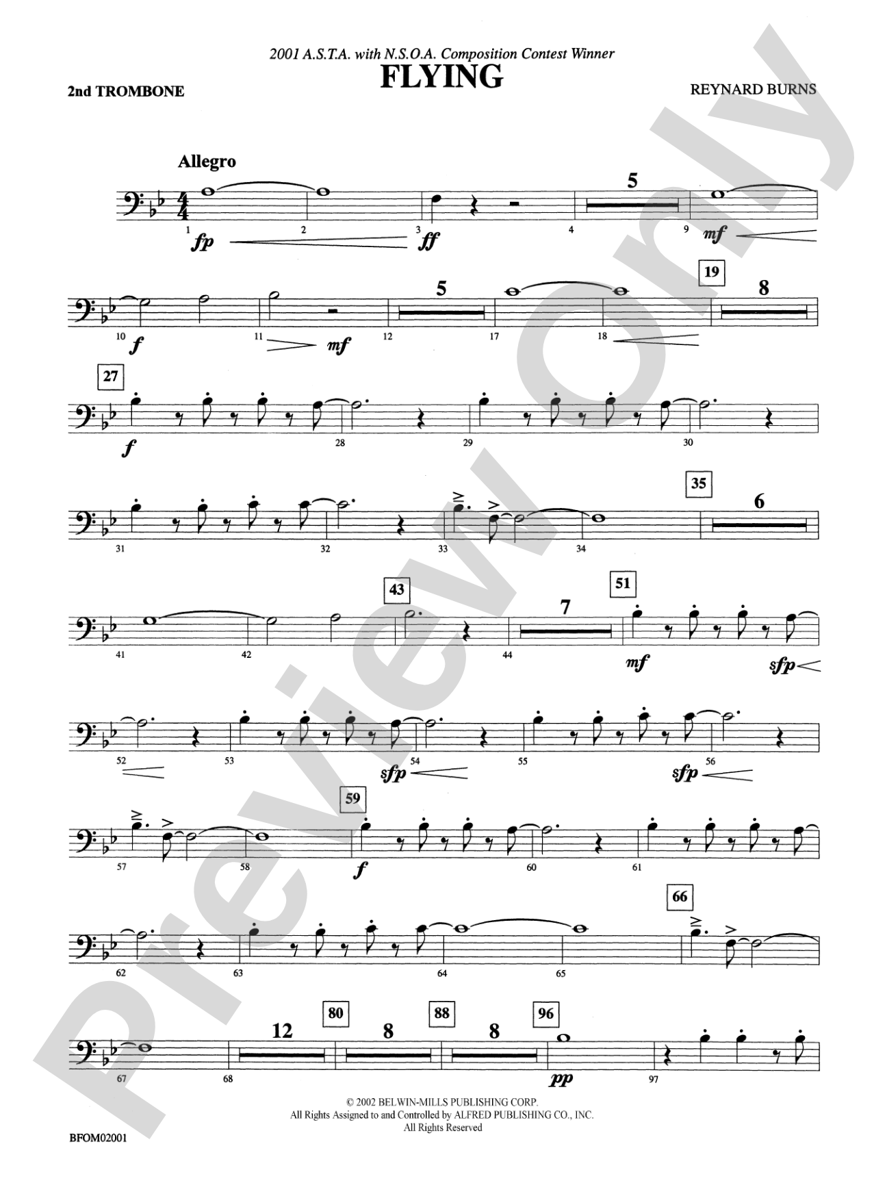Flying: 2nd Trombone