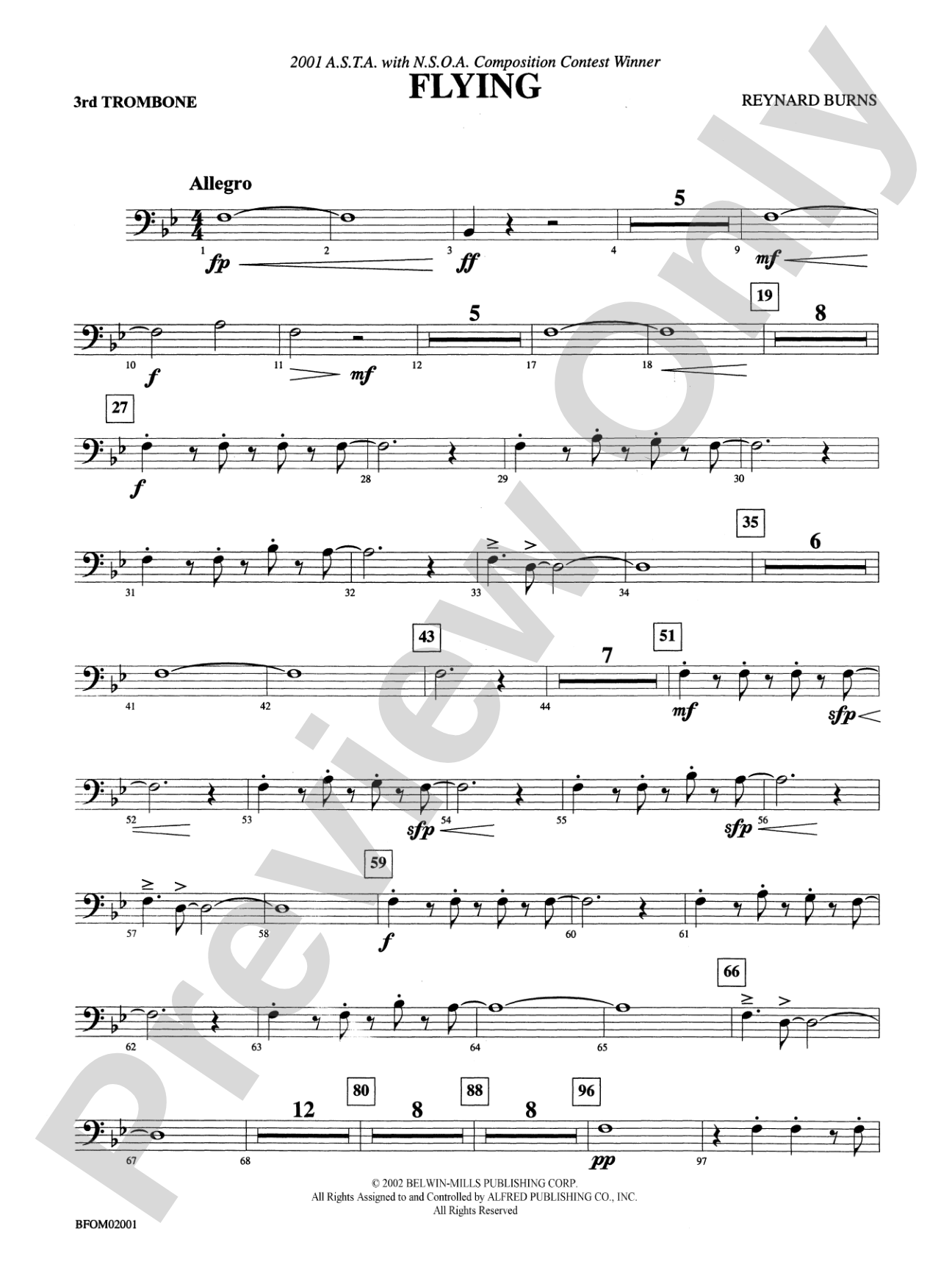 Flying: 3rd Trombone