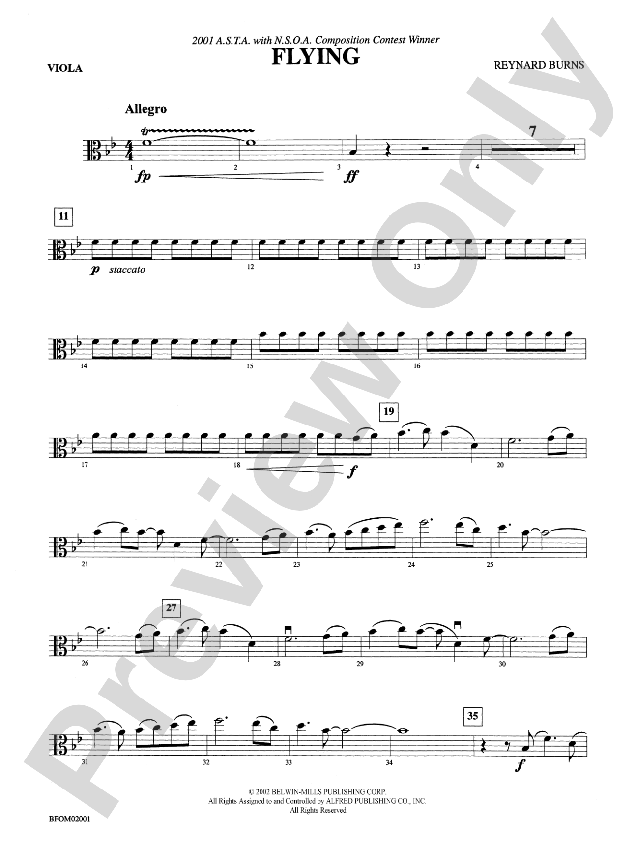 Flying: Viola