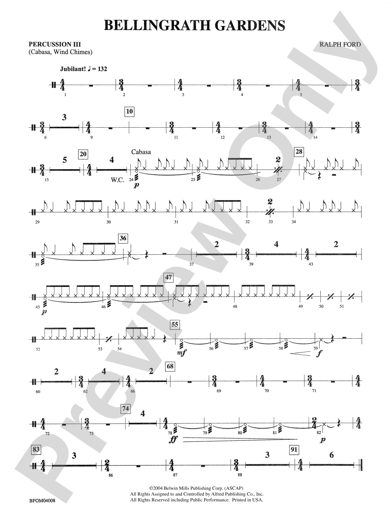Bellingrath Gardens: 3rd Percussion