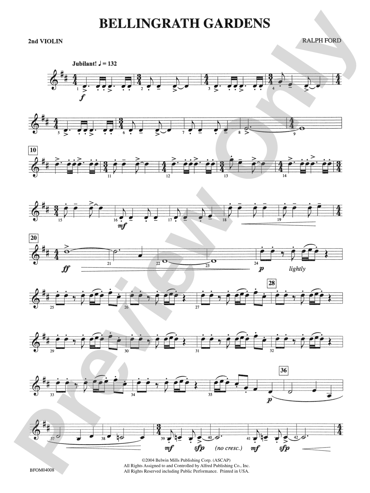 Bellingrath Gardens: 2nd Violin